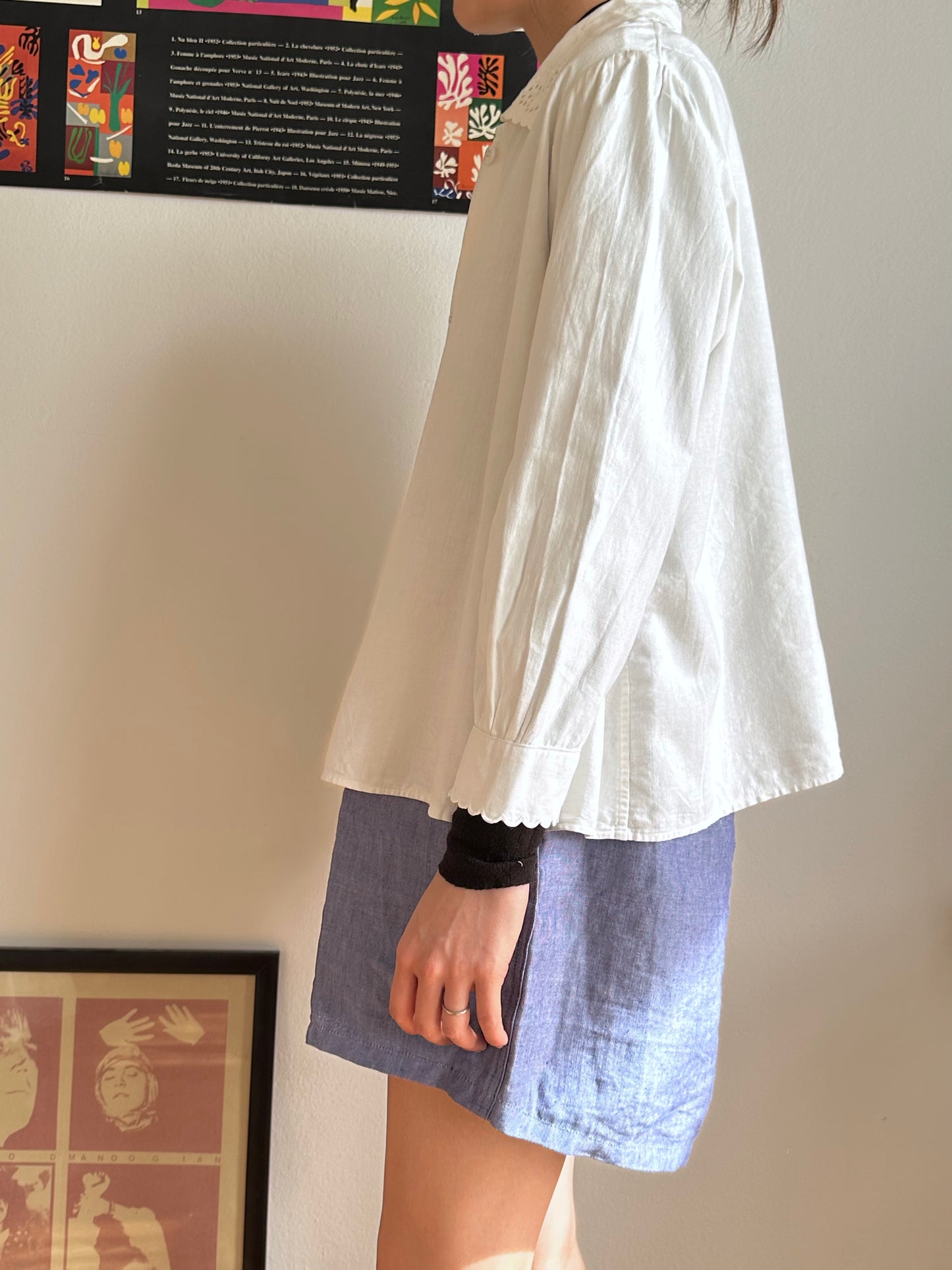 circa 20s antique cotton blouse