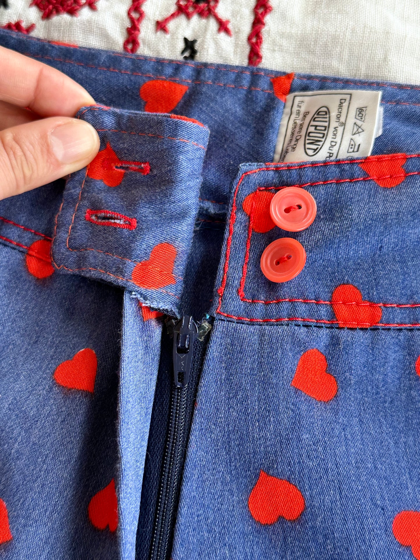 70s heart trouser W25