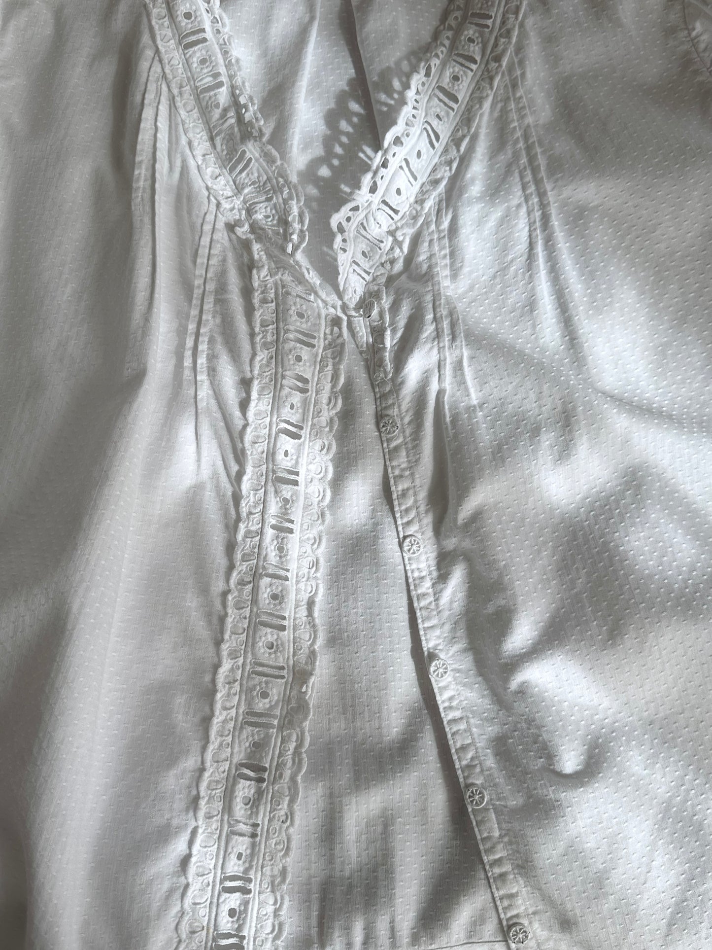 circa 1920s antique cotton blouse