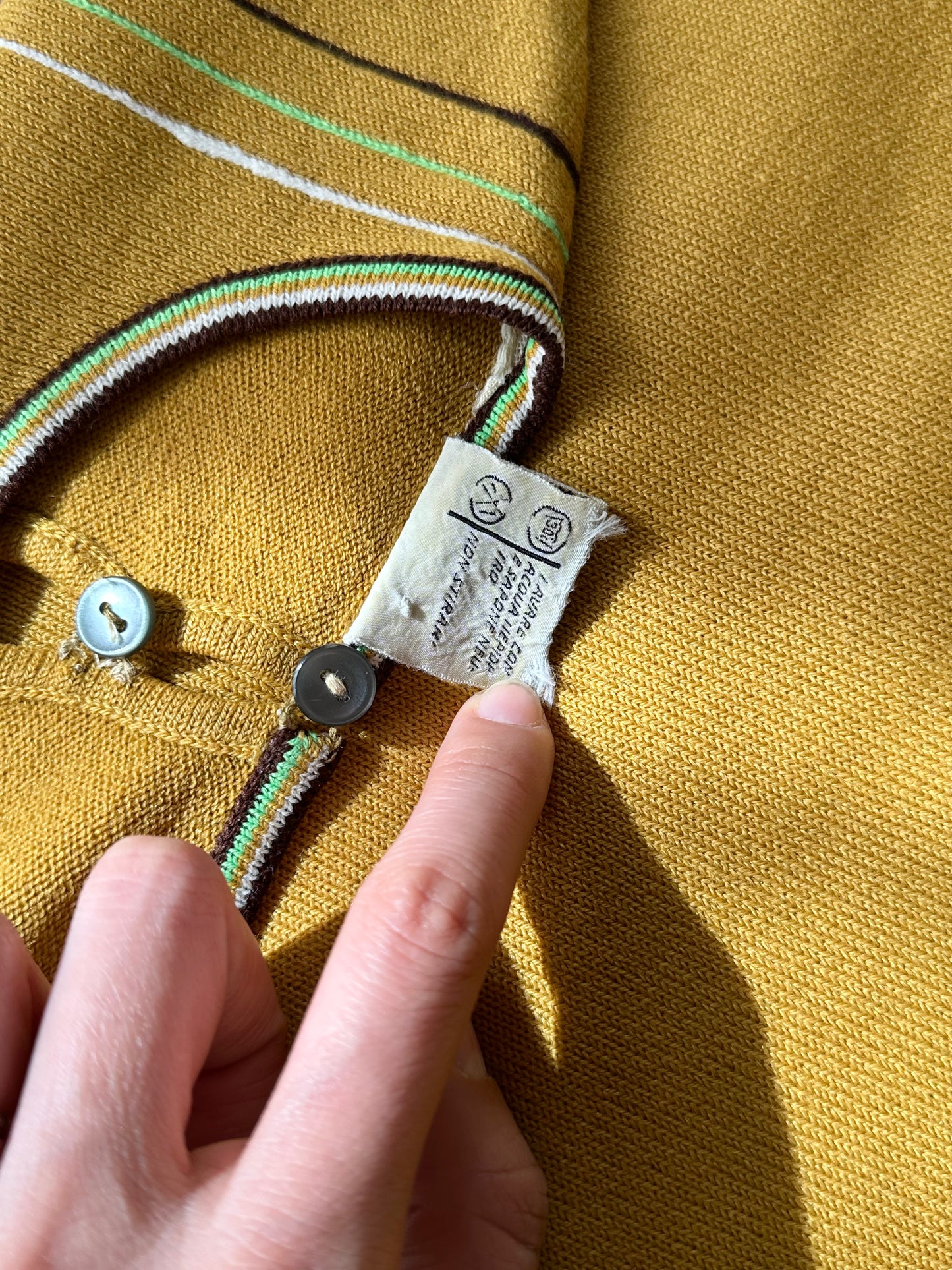 70s Italy golf knit top