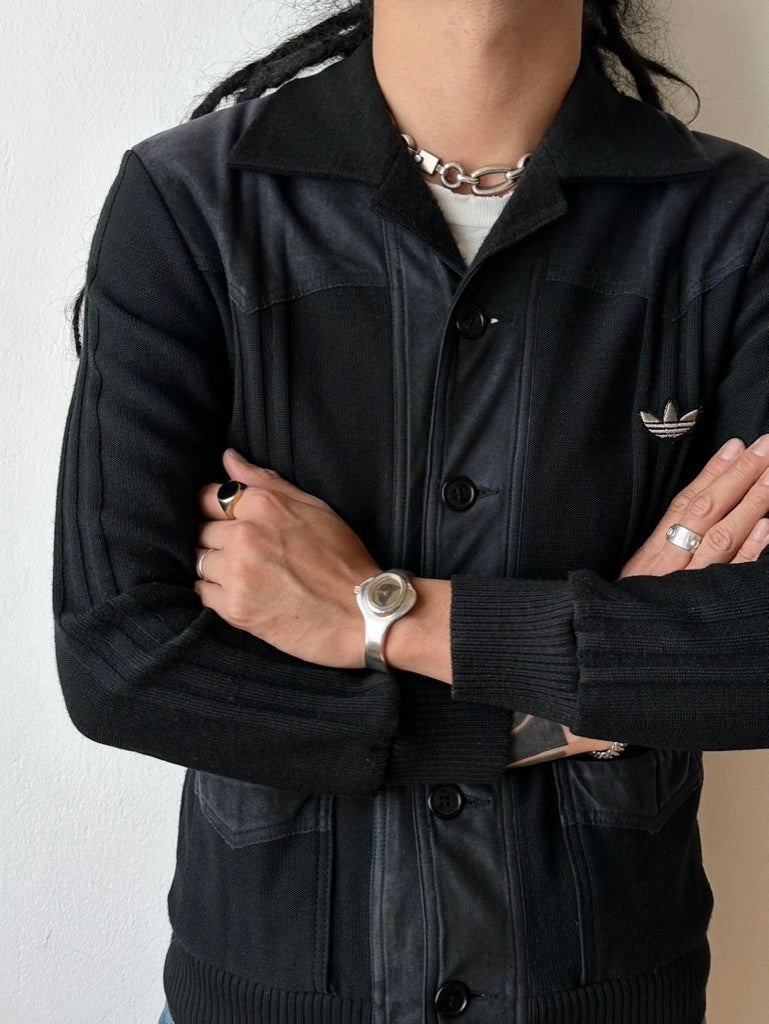 70s DUGENA silver bangle watch