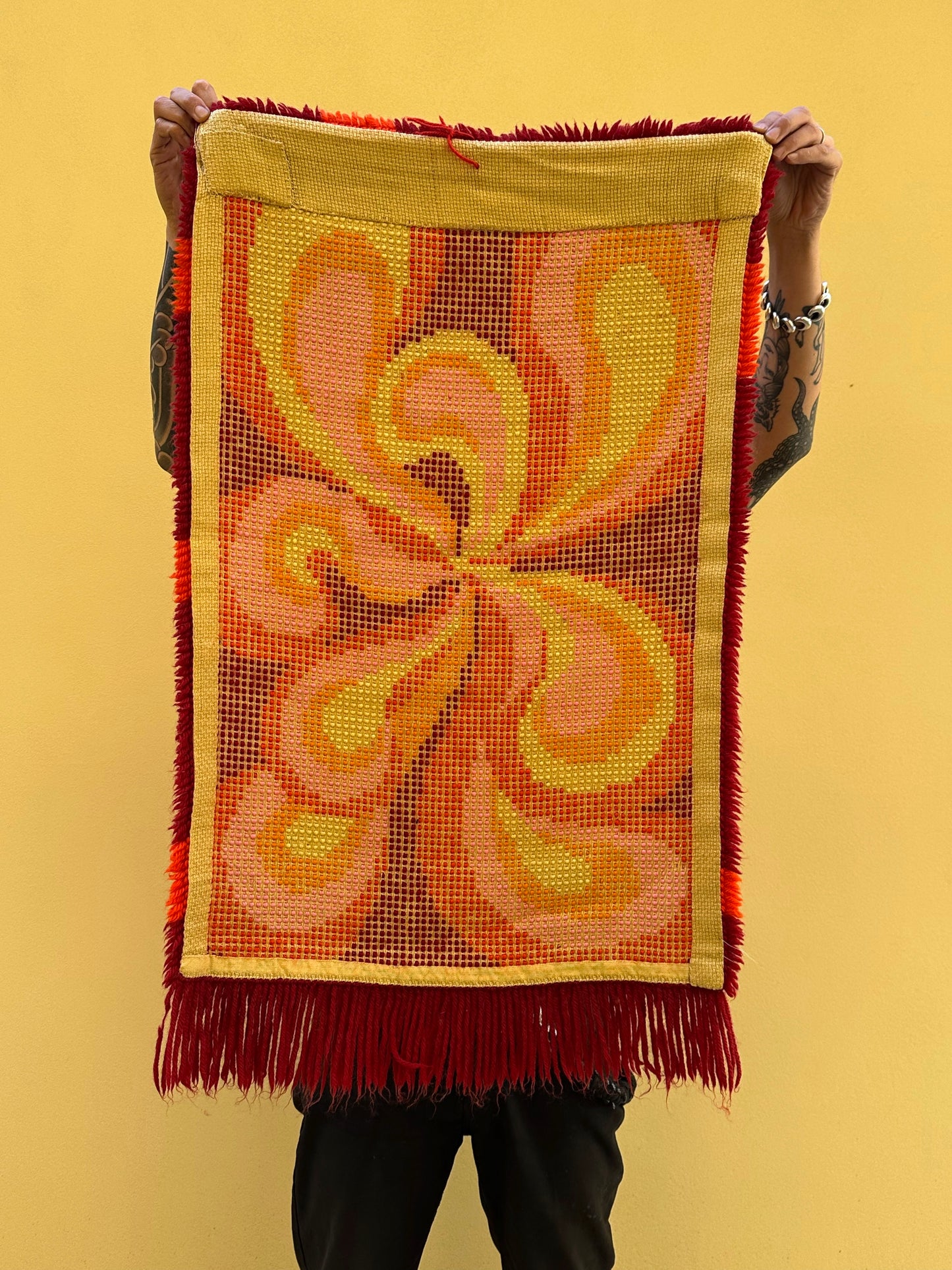 1970s Pile rug