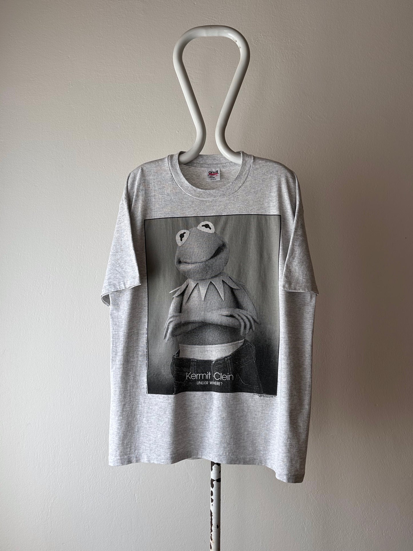 90's Kermit Clein Calvin Klein 90年代 T-shirt Tee Tシャツ Vintage ヴィンテージ カーミット カルバンクライン プラハ 古着屋 Praha Prague Vintage store ユーロ古着 ヨーロッパ古着