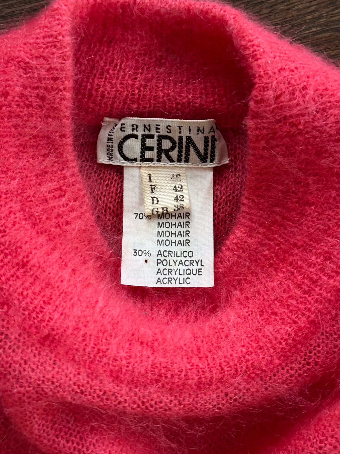 80s Italy mohair knit