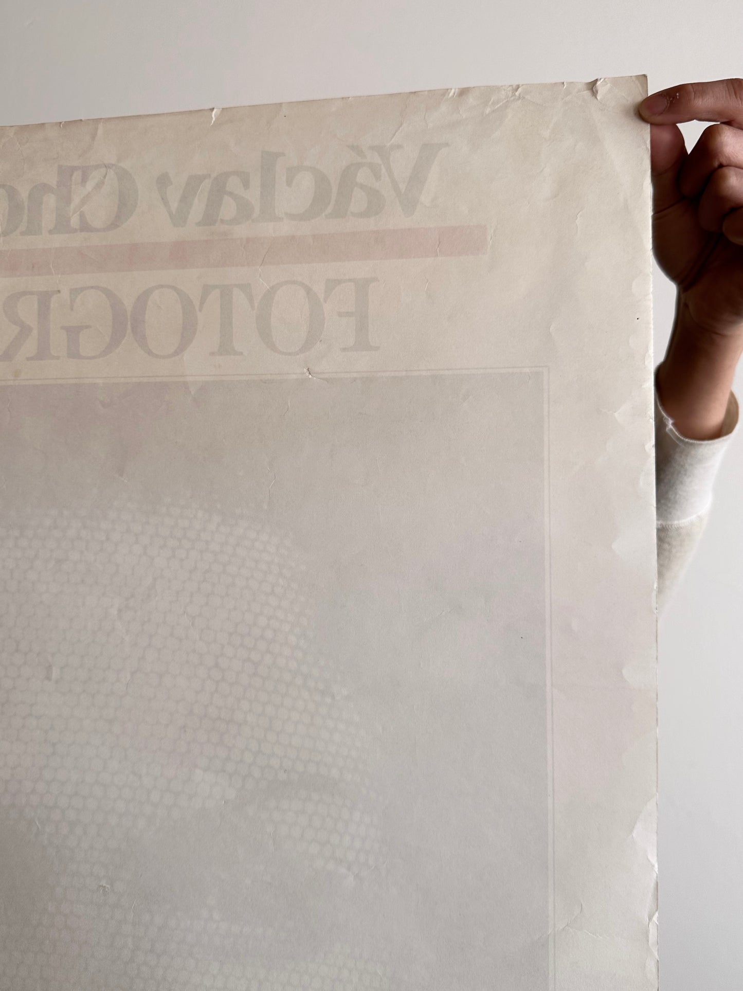 1989' Václav Chochola Fotografie exhibition poster