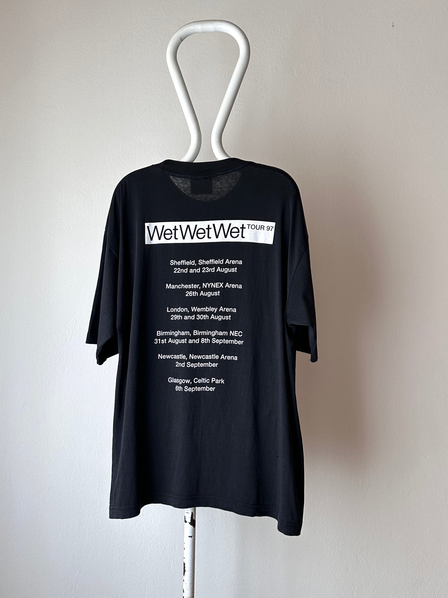 WetWetWet 1997 10 tour T-shirt 90's 90年代 Band T-shirt Vintage ヴィンテージ バンド Tシャツ プラハ 古着屋 Praha Prague Vintage store ユーロ古着 ヨーロッパ古着