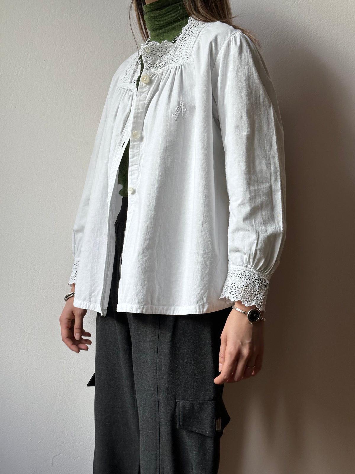 1910s-20s German antique blouse
