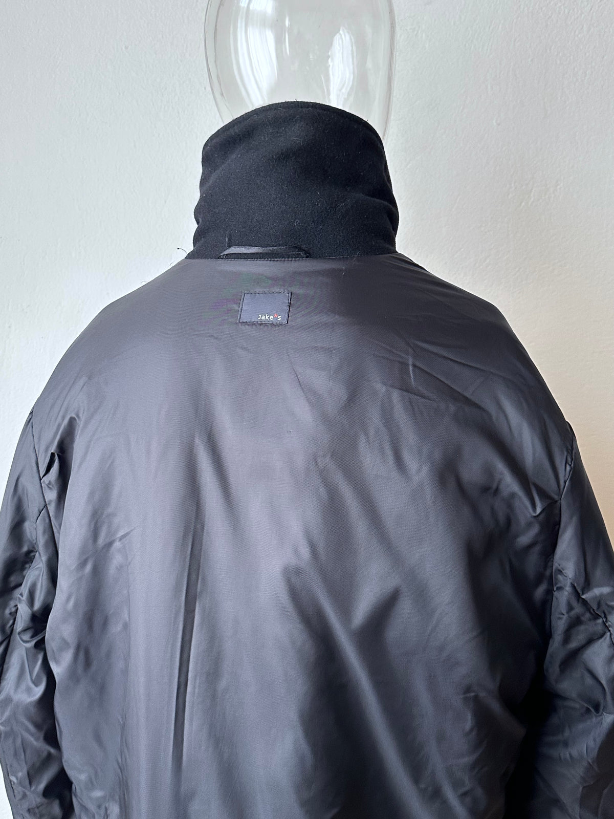 Black wool coat