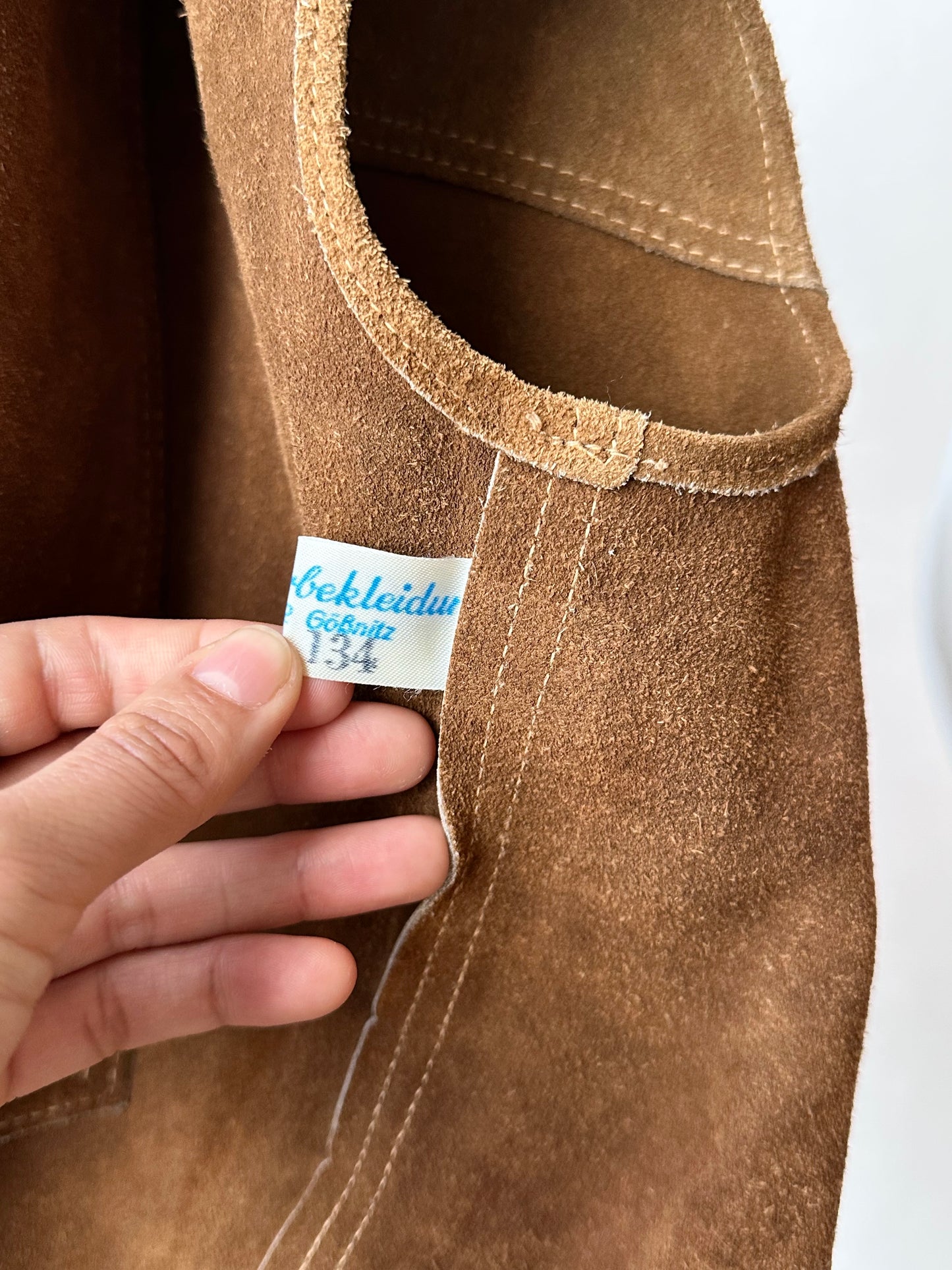 70-80s VEB leather vest