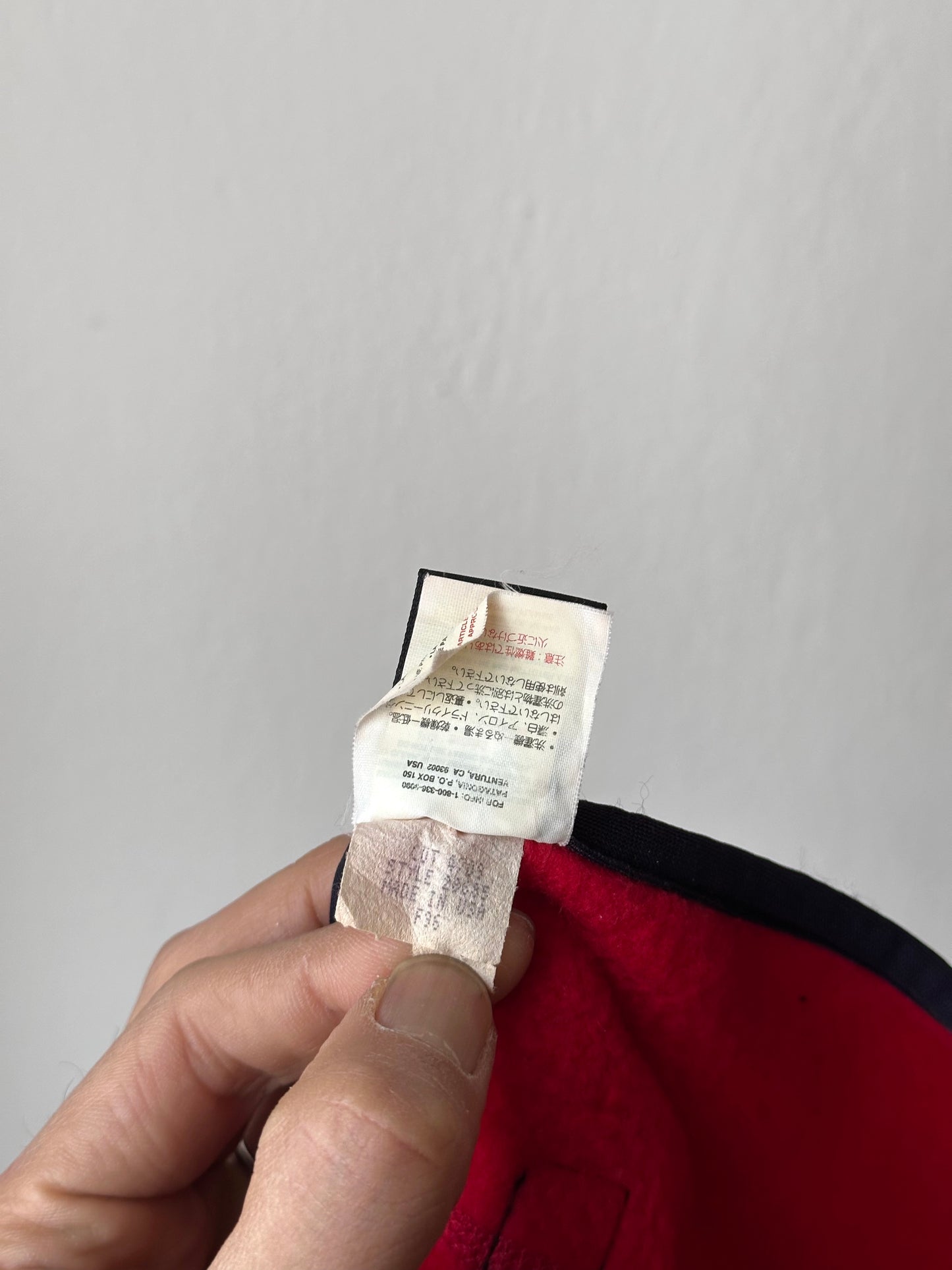 90s Patagonia fleece neck warmer