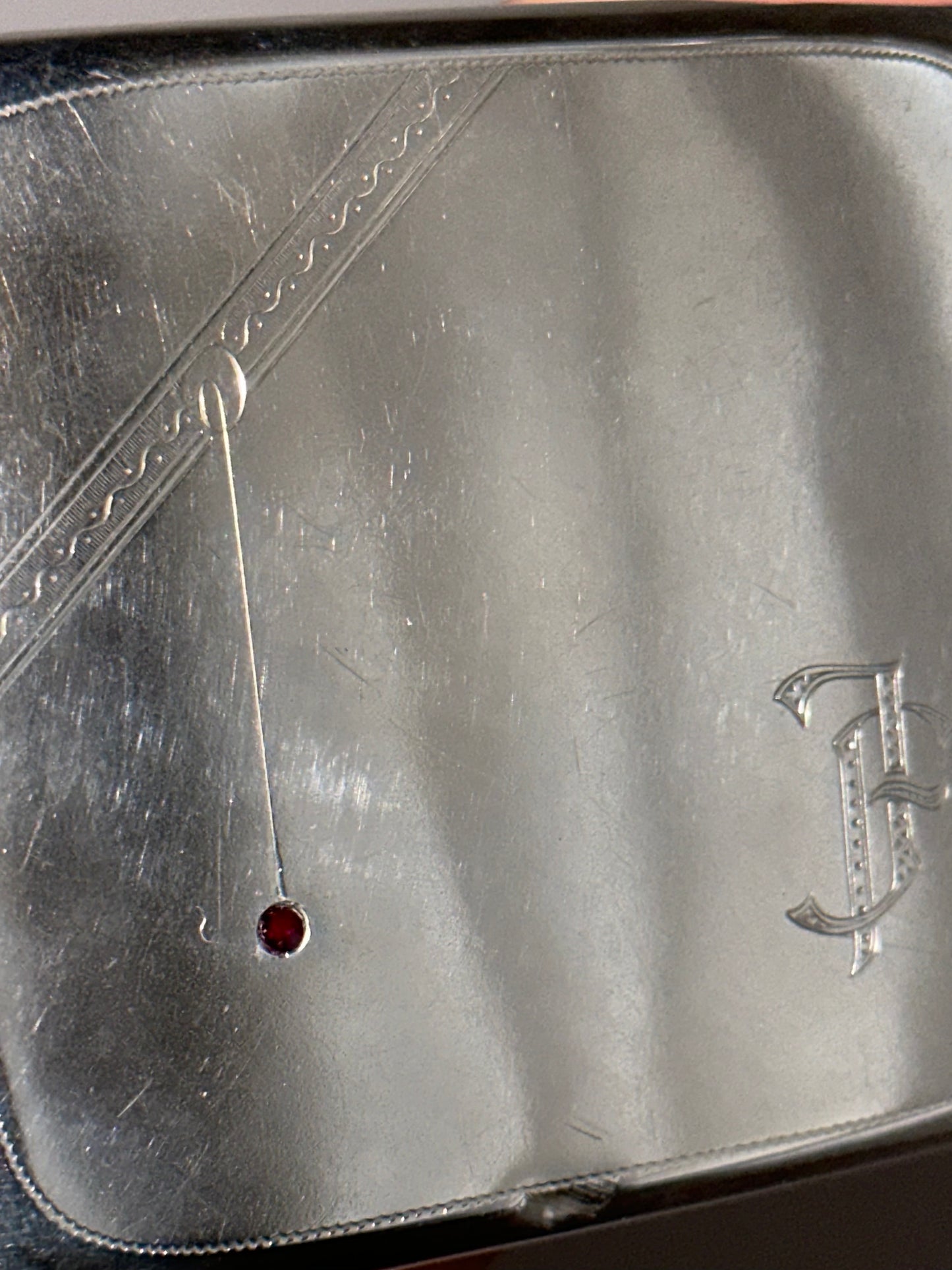 1920s Czechoslovakia silver tobacco case