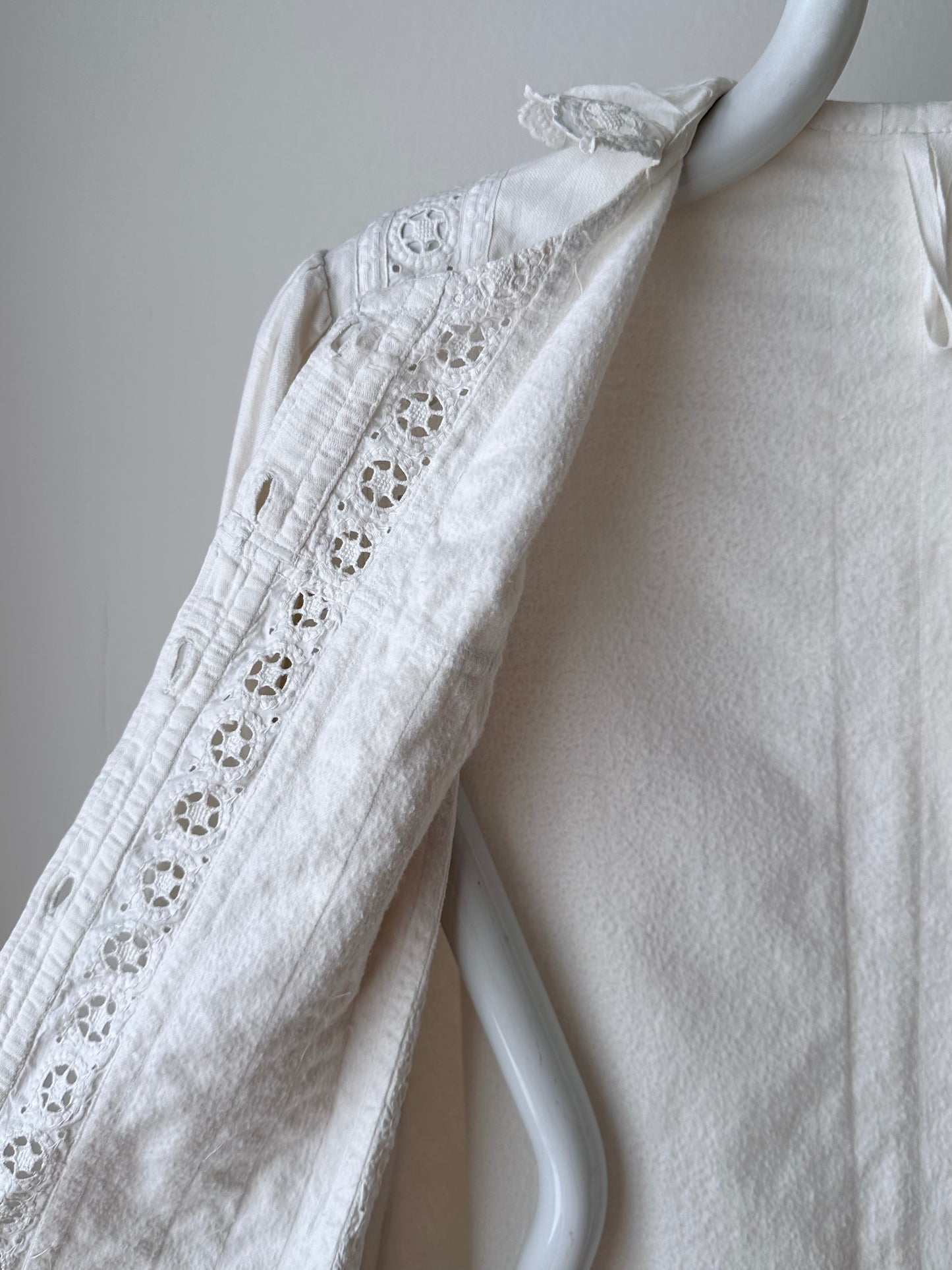 1900-1910s German antique cotton blouse