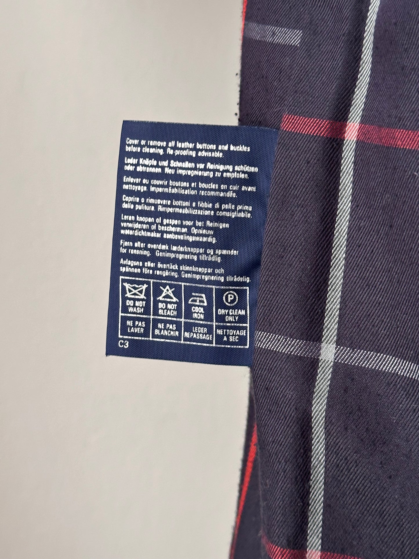 80's Burberrys balmacaan coat with liner , made in England