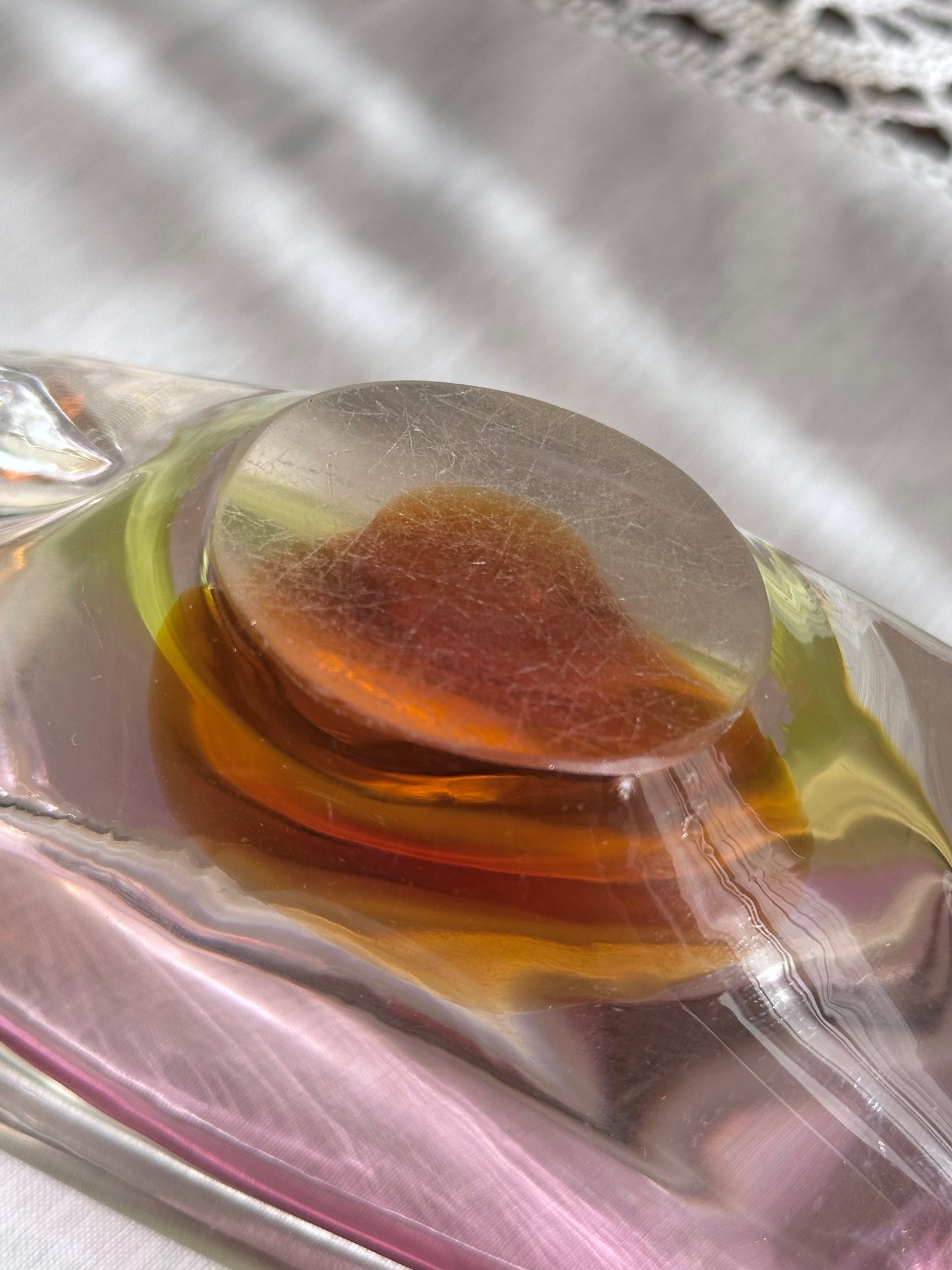 60s Czechoslovakia glass tray by Josef Rozinek