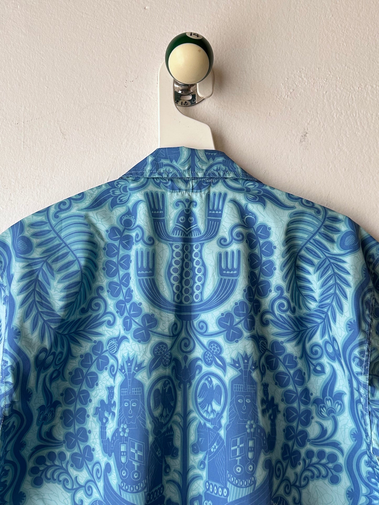 1970s Zip-Up Hawaiian Shirt