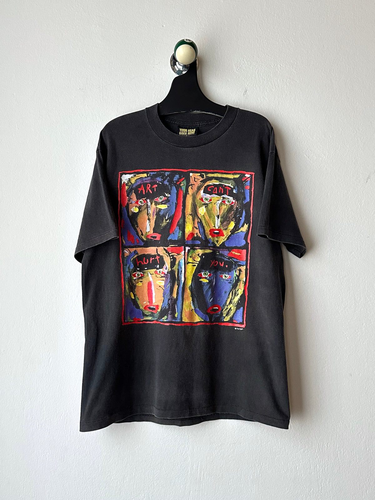 1990s Fred Babb Art T-shirt Tee Tシャツ 90年代 Vintage Tシャツ Black 黒 TOTO Praha プラハ 古着屋 古着