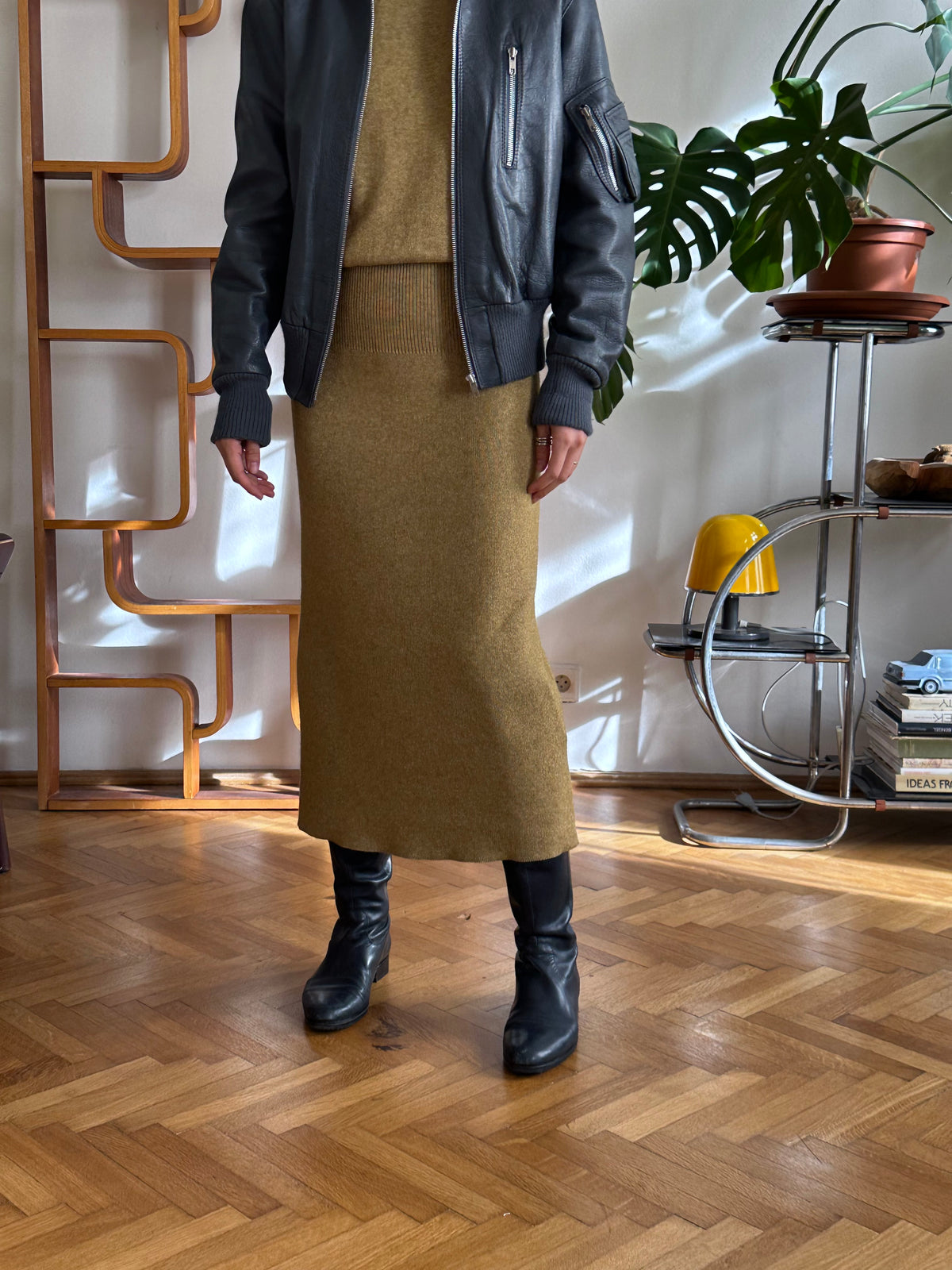 1990s German Air Force Leather Flight Jacket