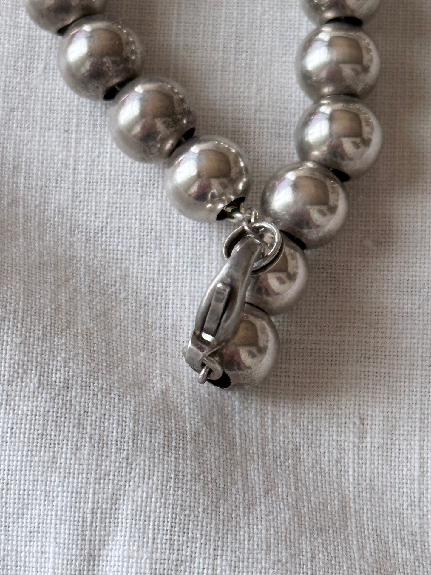 925 silver ball chain necklace
