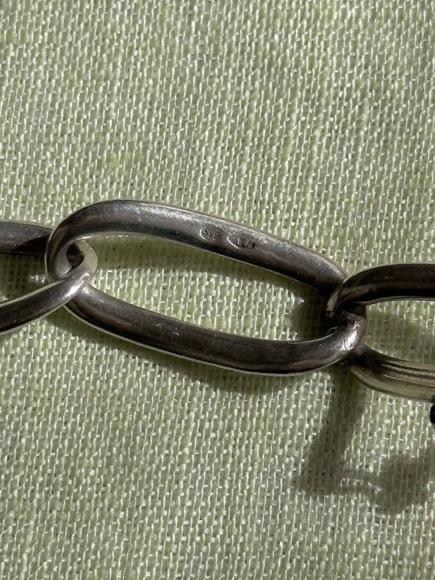 Italy silver chain bracelet