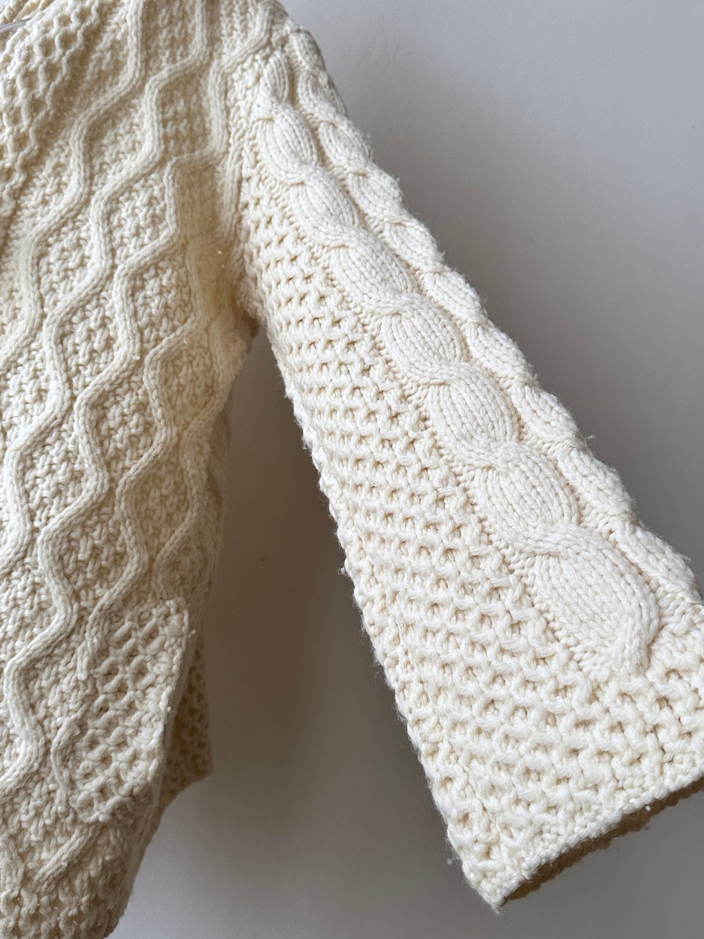 Handmade wool hooded jacket