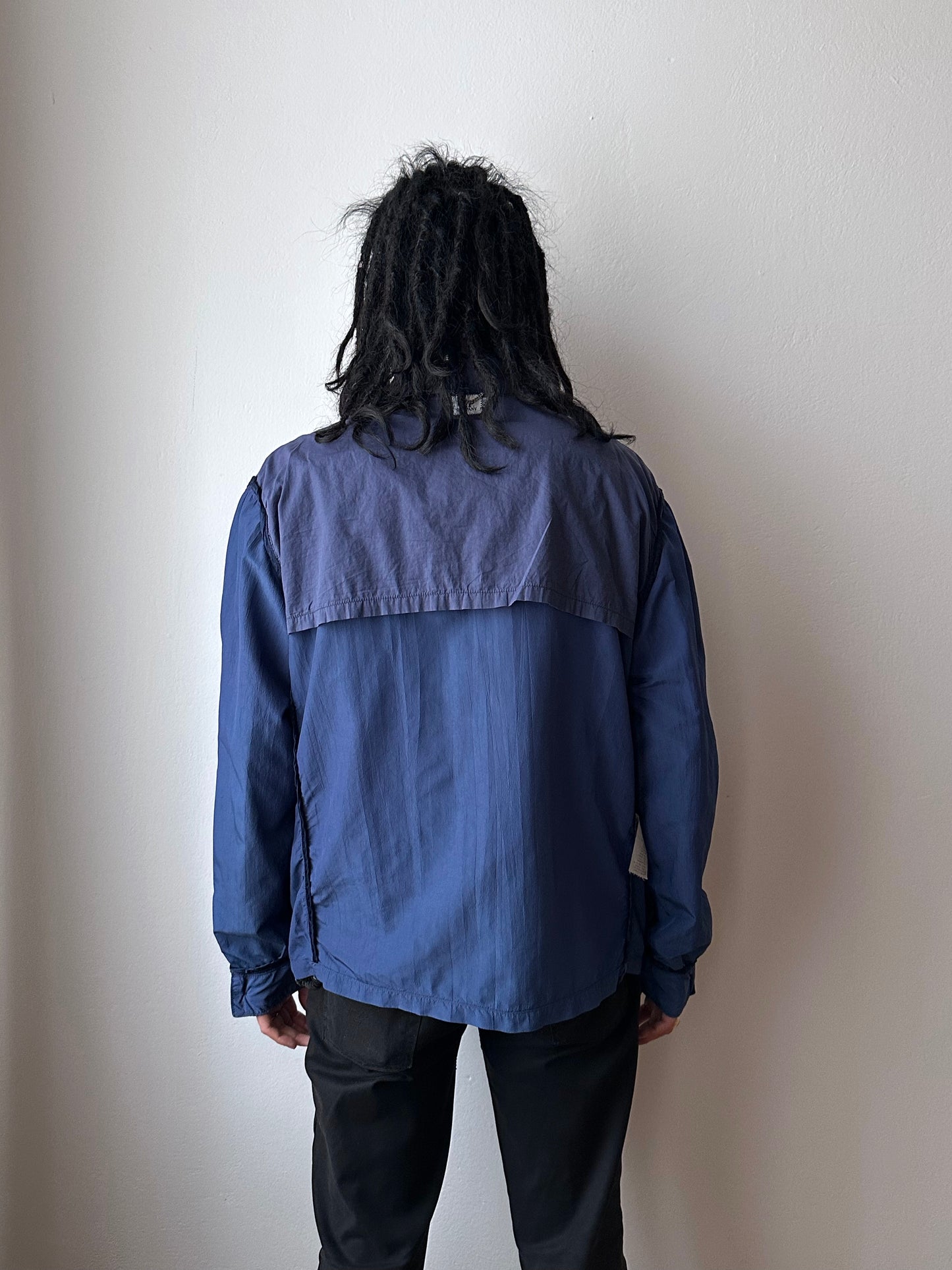 CP Company Romeo Gigli ロメオジリ Massimo Osti マッシモオスティ Italy Made in Italy Stone Island Toto Vintage clothing store Praha Prague Antique shop アンティークショップ 古着屋 古着 プラハ ストーンアイランド Cotton Linen リネン Blue 青 ヴィンテージ