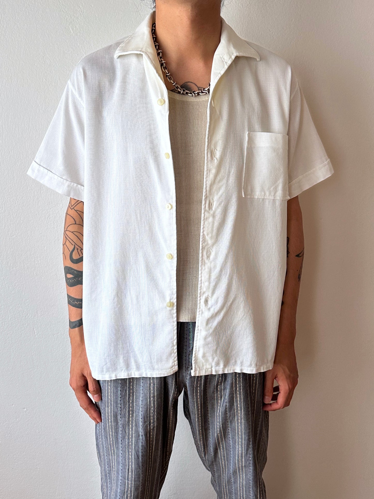 70s Open collar shirt