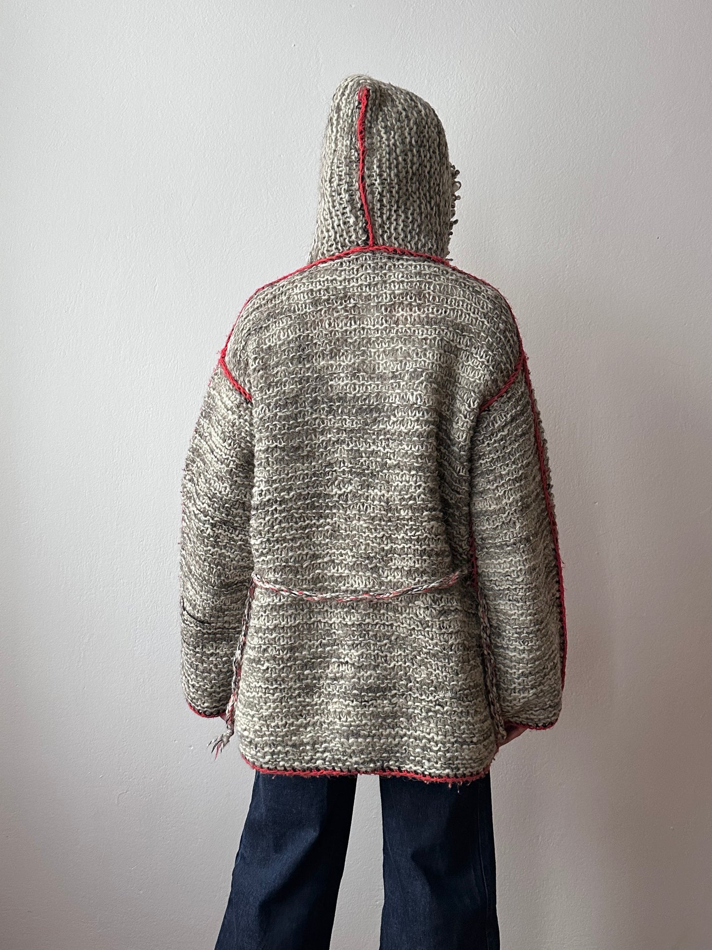 Vintage handmade wool haori