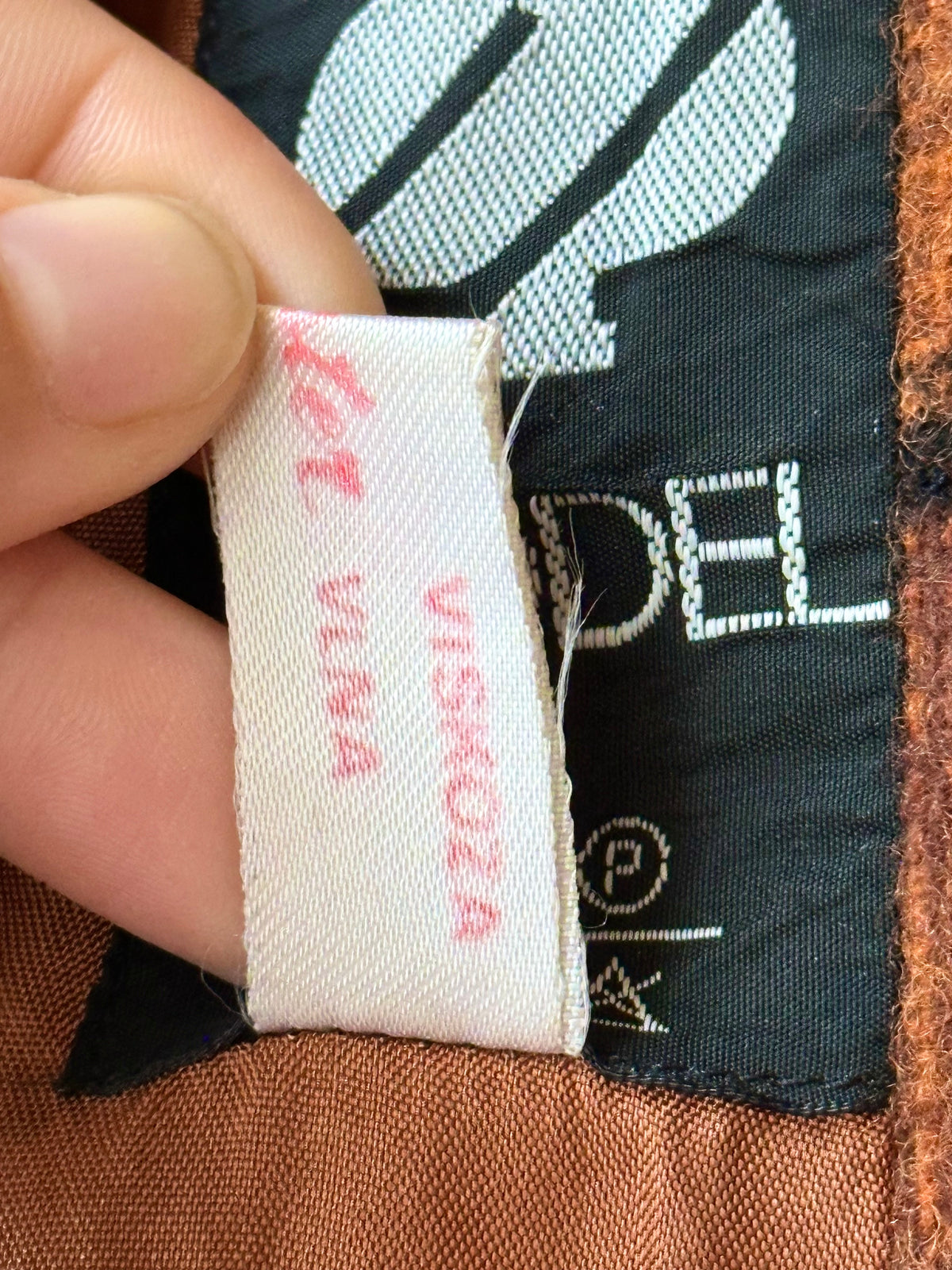70s Czechoslovakia plaid coat