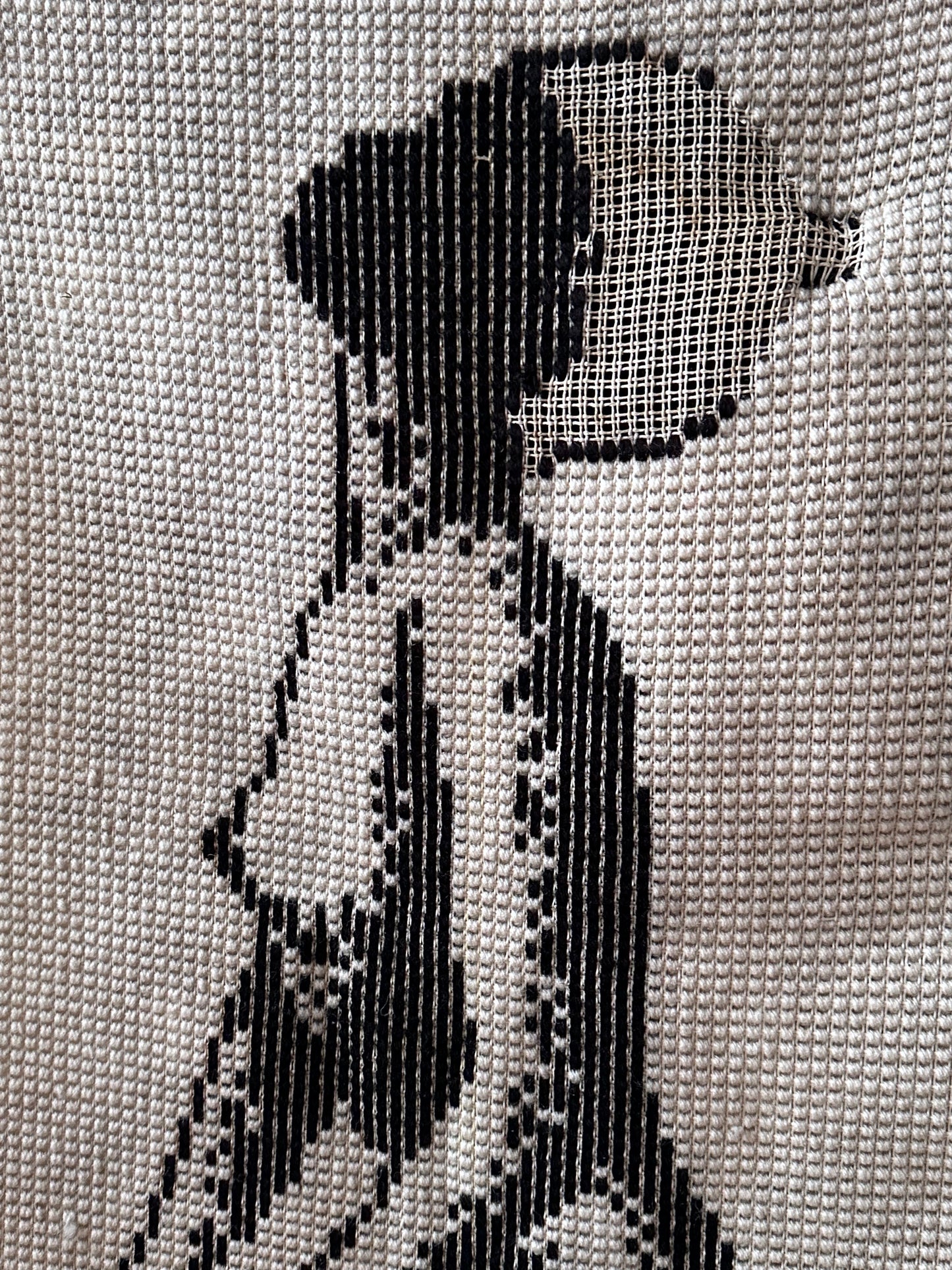 1960s Mid century modern pile rug