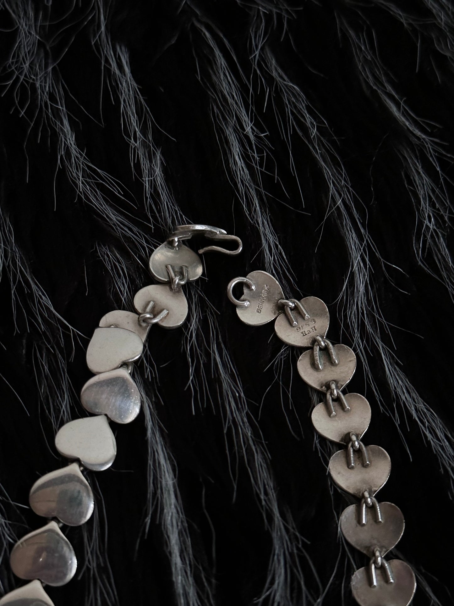 Hans Hansen Denmark heart necklace