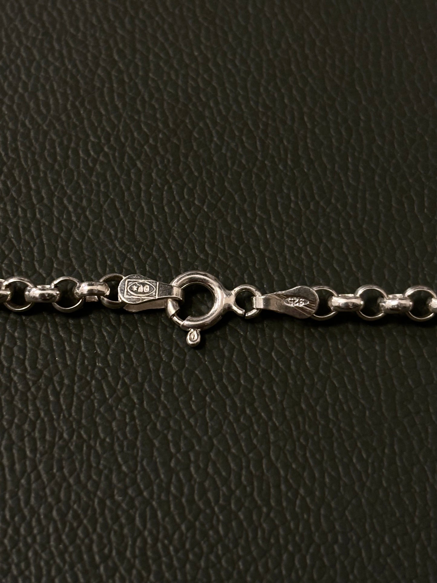 Italy 925 tiny chain necklace - rolo