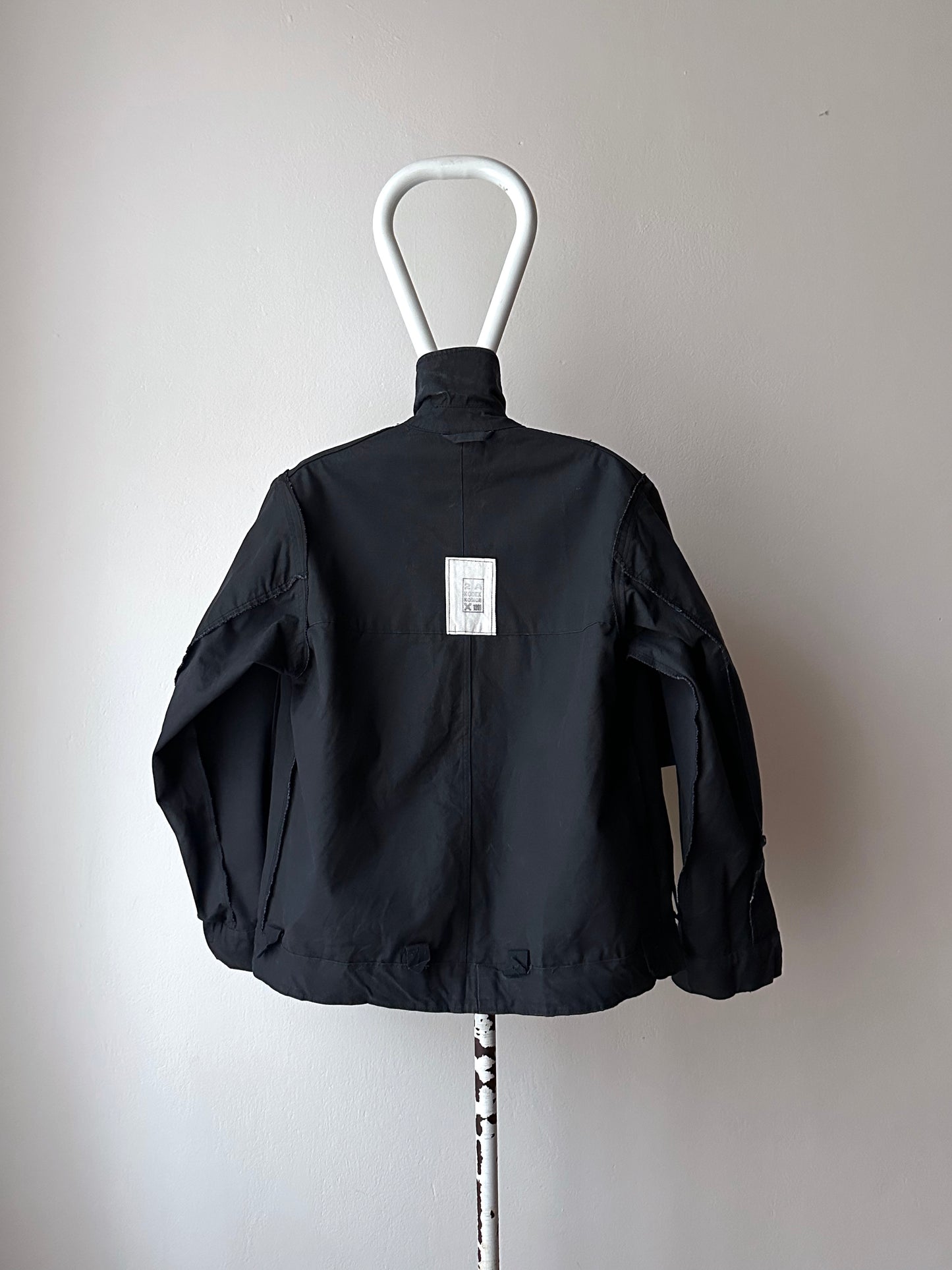 1991s Czechoslovakia Tank Crew Jacket Tankers 90's Vintage Military Praha Toto Prague Vintage store Vintage clothing 90年代 古着屋 古着 プラハ Black 黒 タンカース タンカース ジャケット ミリタリー チェコスロバキア チェコ 軍 ユーロミリタリー ユーロ古着 ヨーロッパ古着 ヨーロッパミリタリー 古着卸 レア Rare