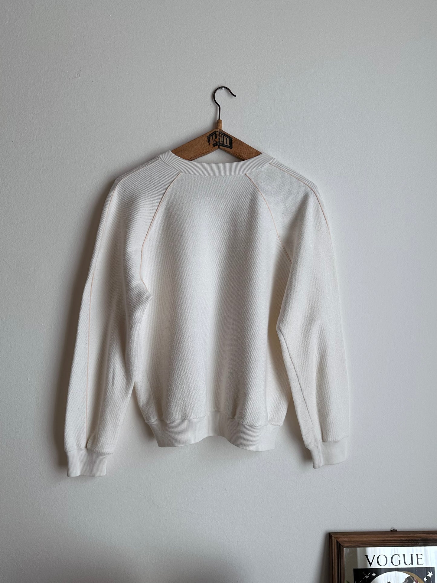 light raglan sweatshirt