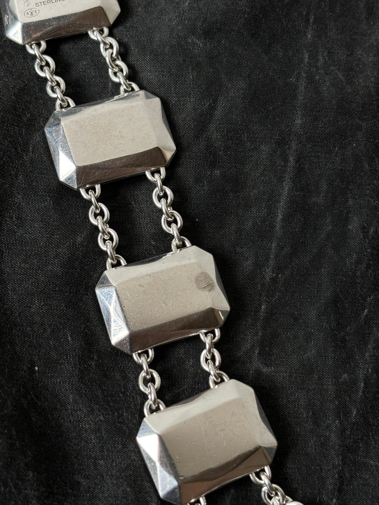 CHRISTOFLE gemstone silver bracelet