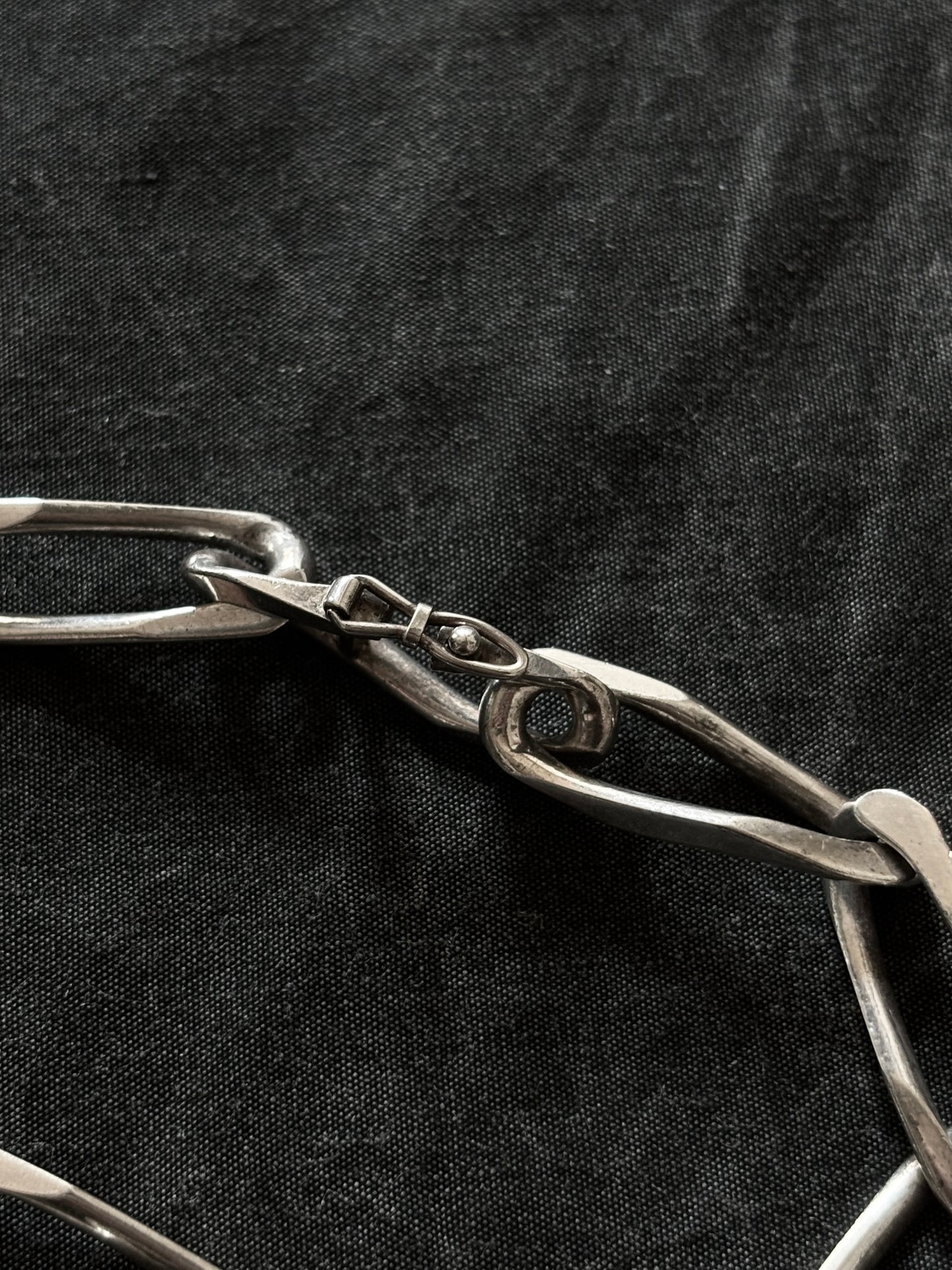 France 925 elongated chain bracelet