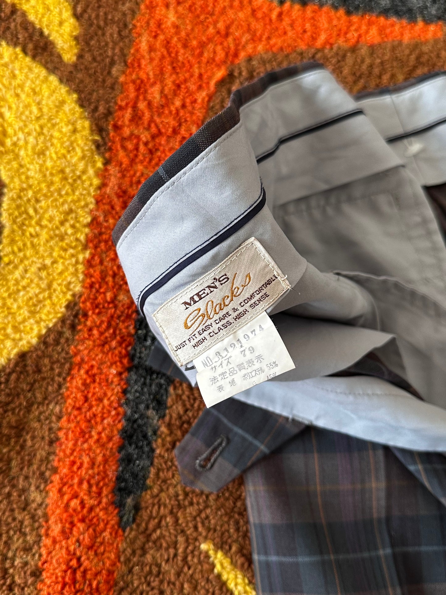 80s Wool/Poly trousers - w31