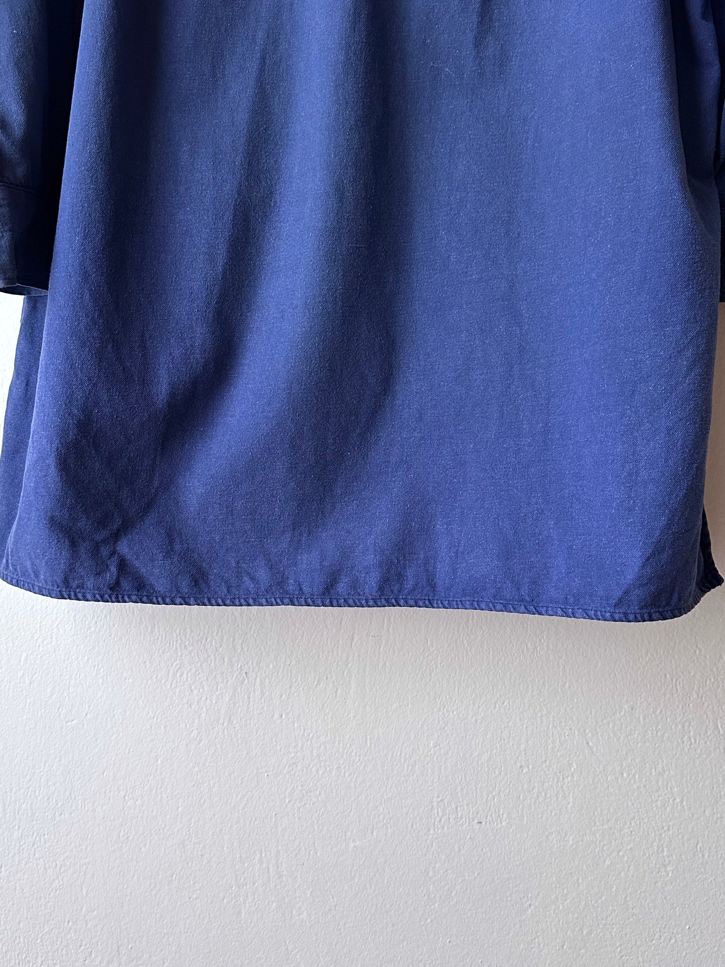 Vintage French cotton work shirt
