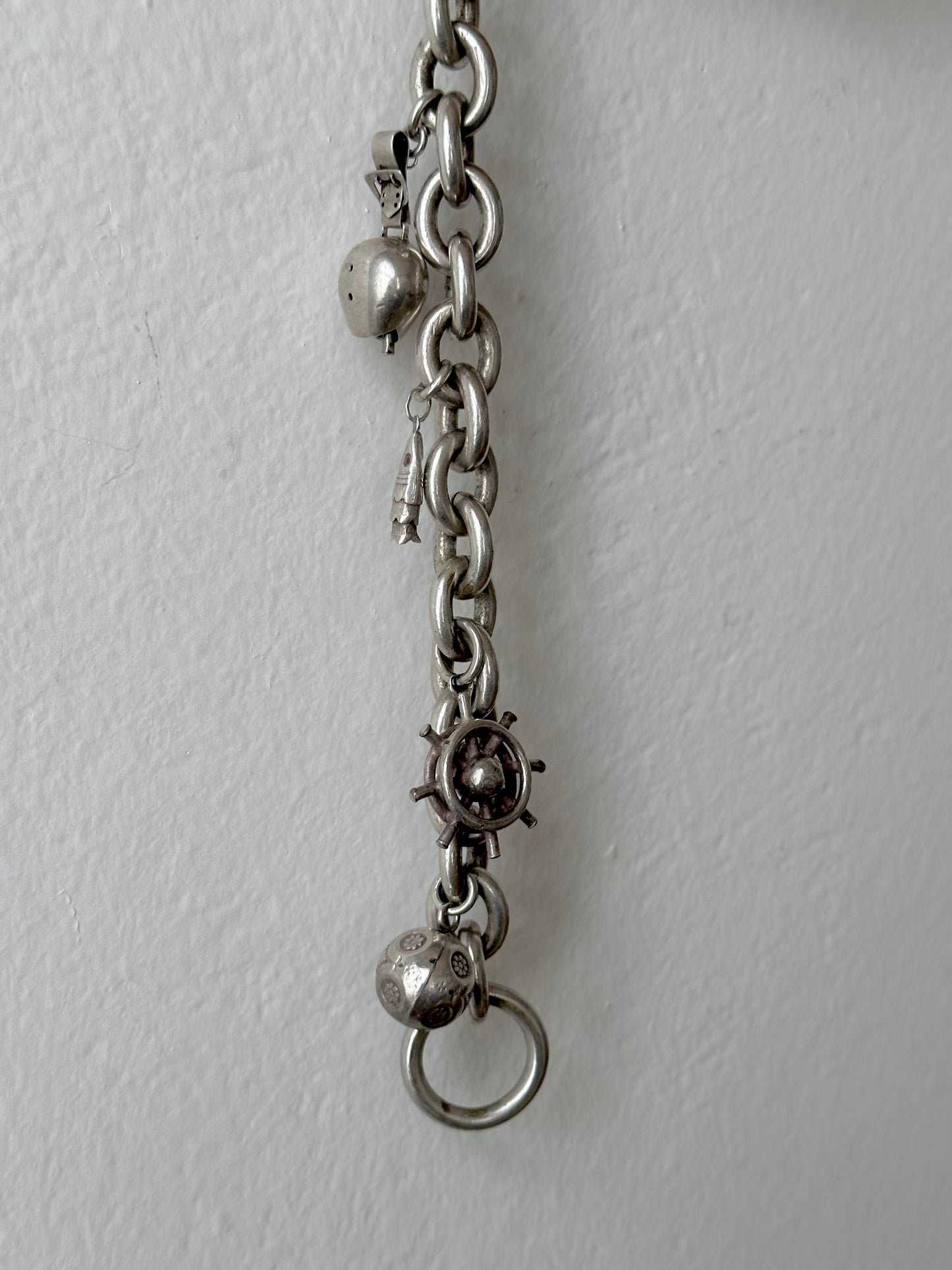 France vintage charm bracelet