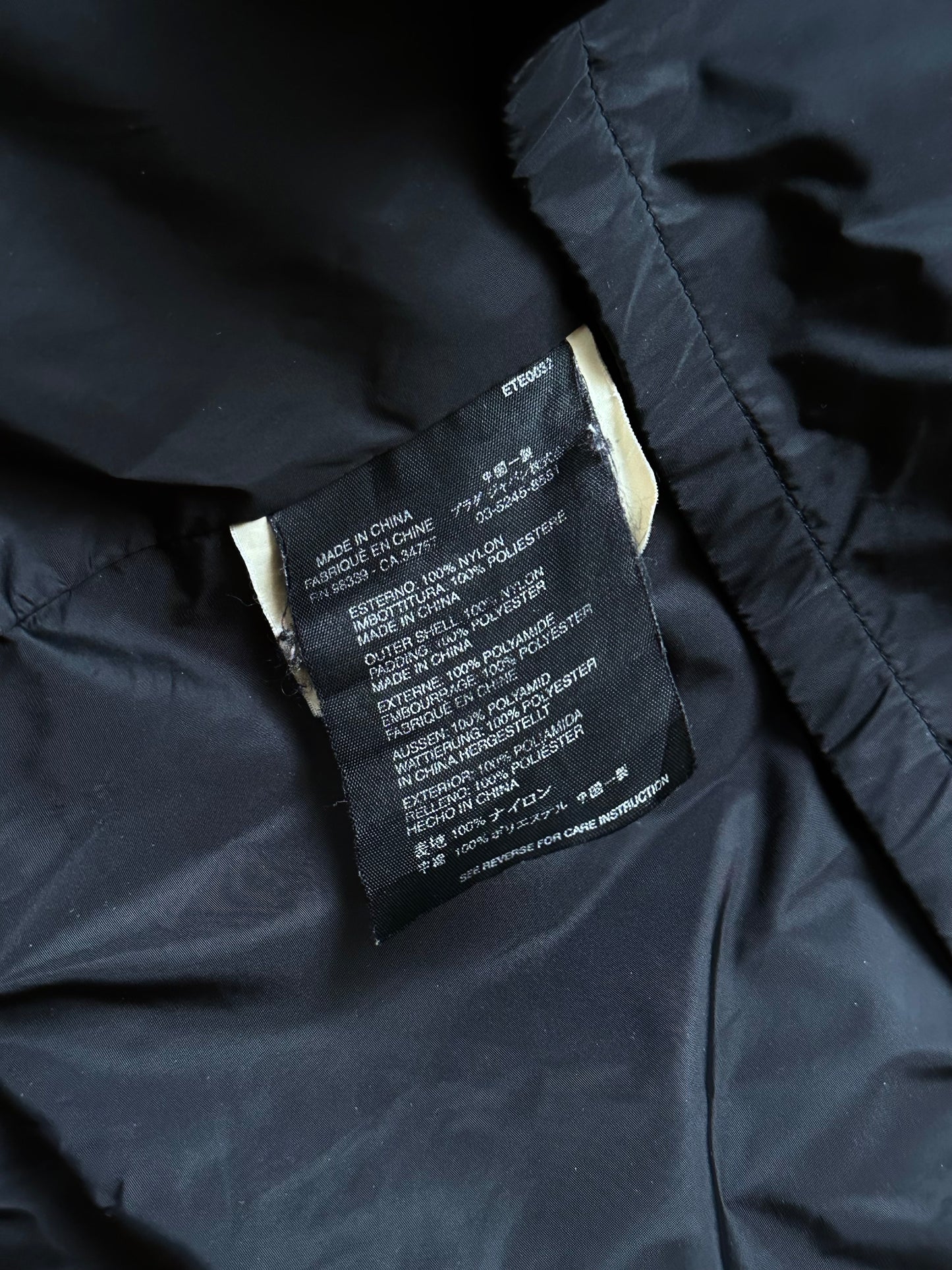 00s PRADA sports puffer jacket