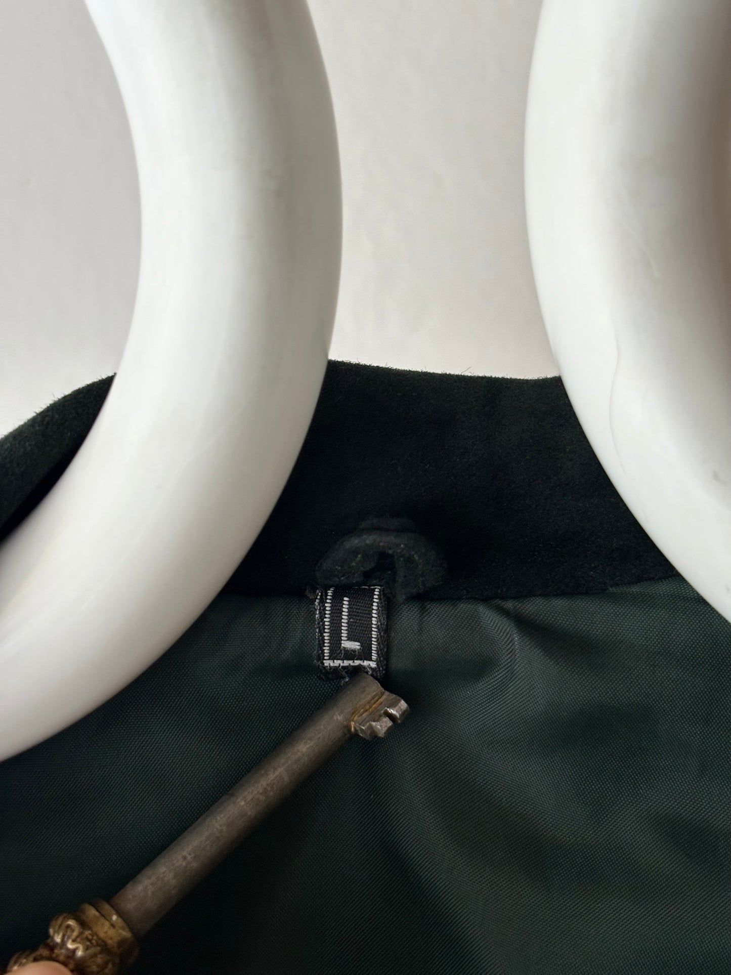 90s soft suede leather riders jacket