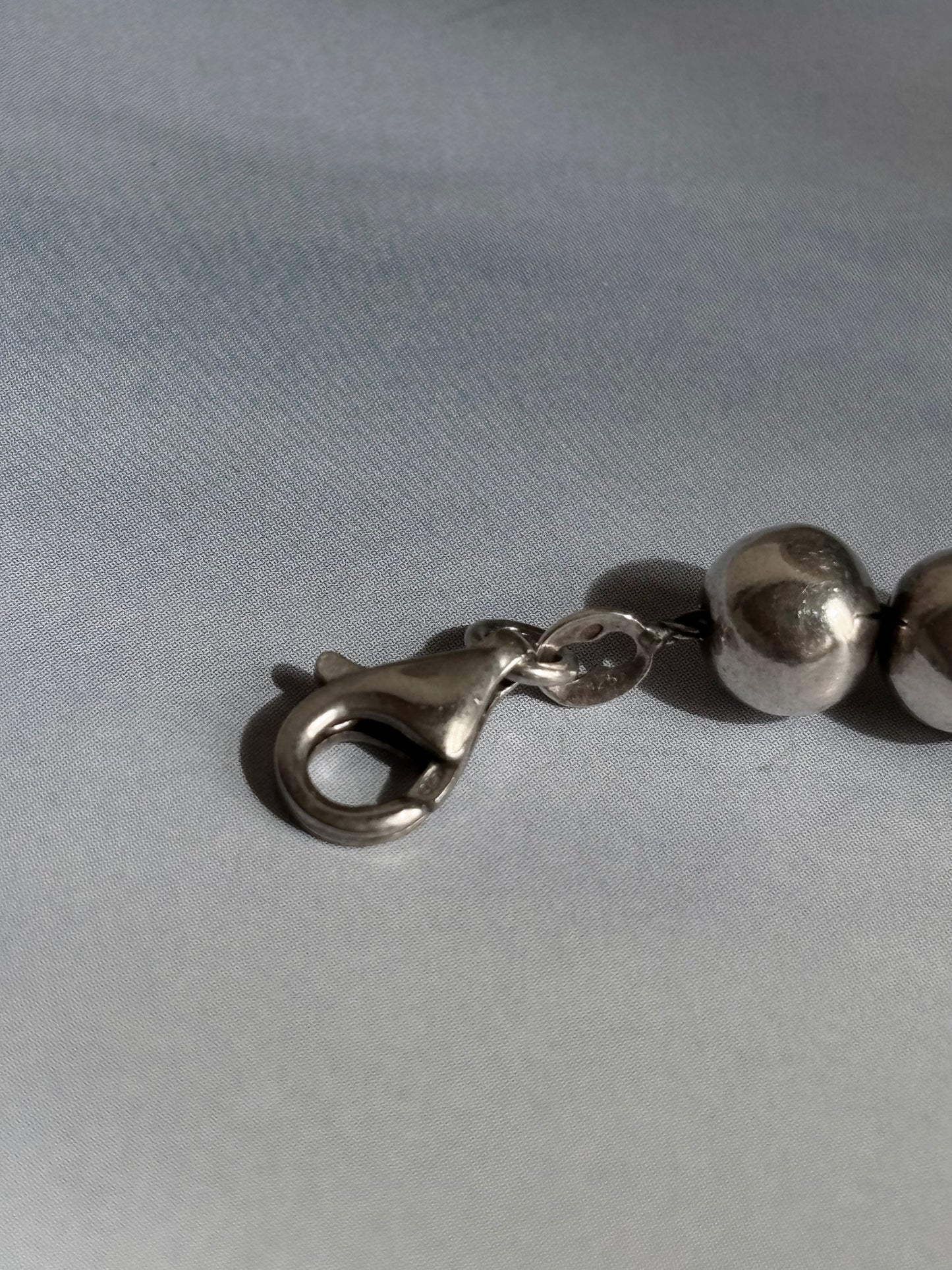 silver ball chain bracelet