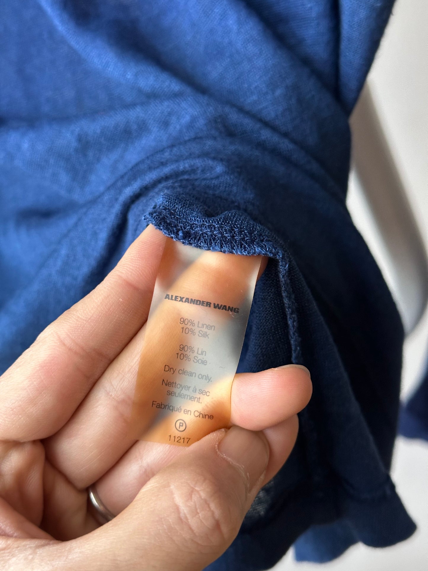 Alexander Wang linen and silk top - L