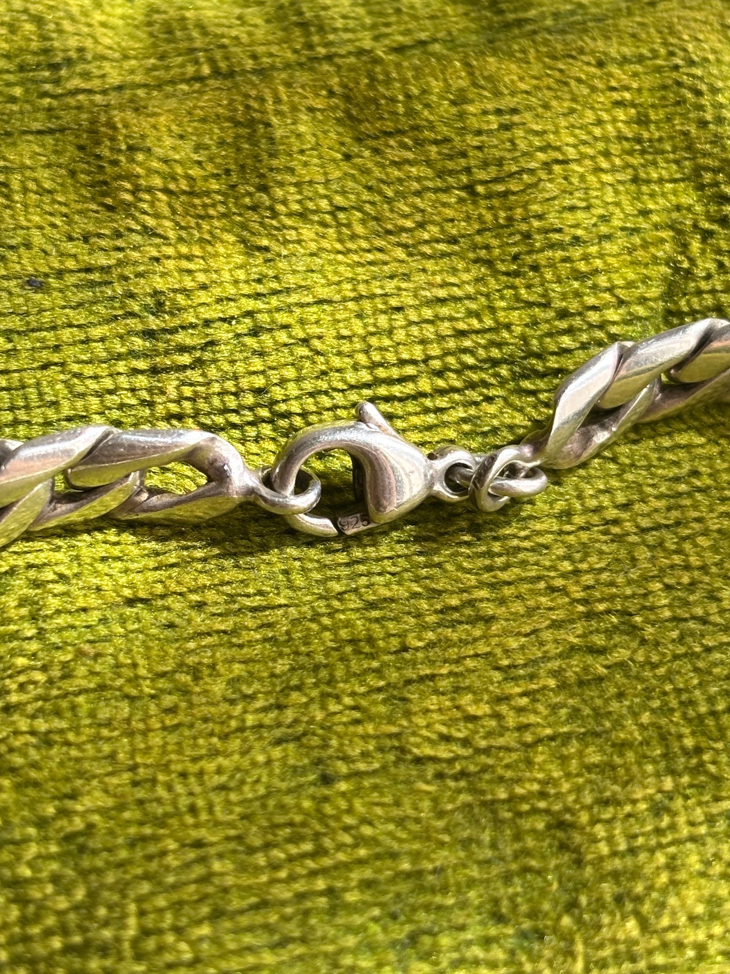 sterling 925 flat curb chain