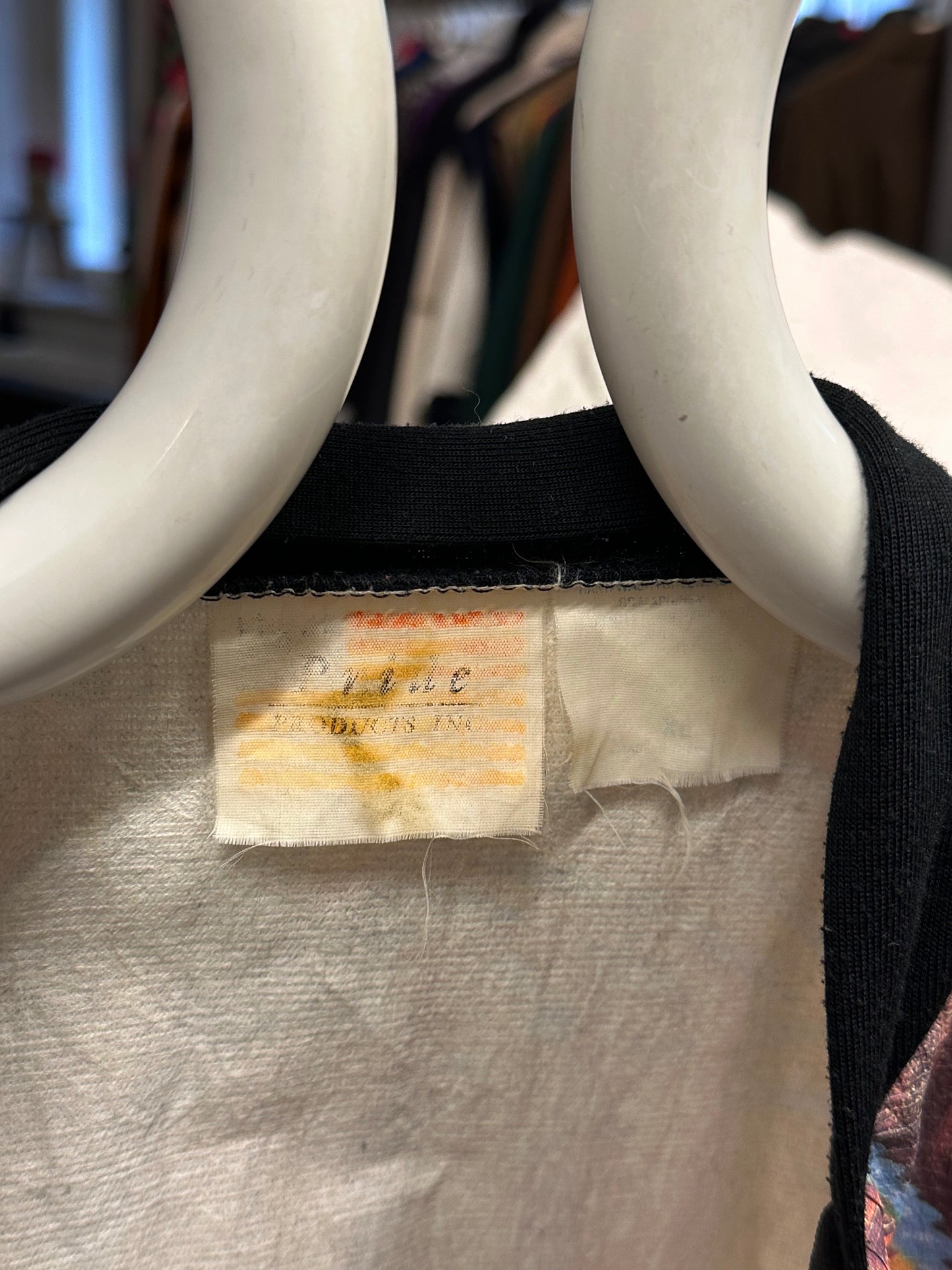 90s Fish patterned paper jacket