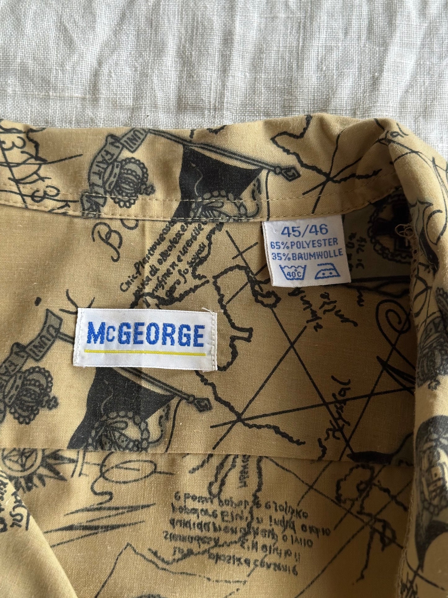 McGEORGE Open collar shirt