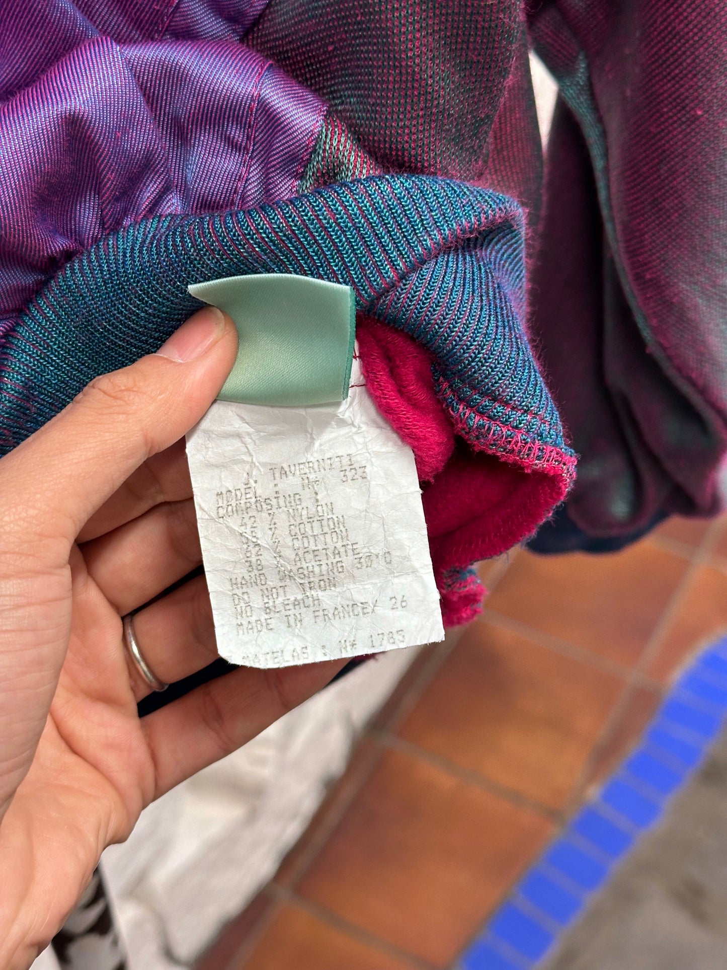 80s France J.Taverniti pullover top