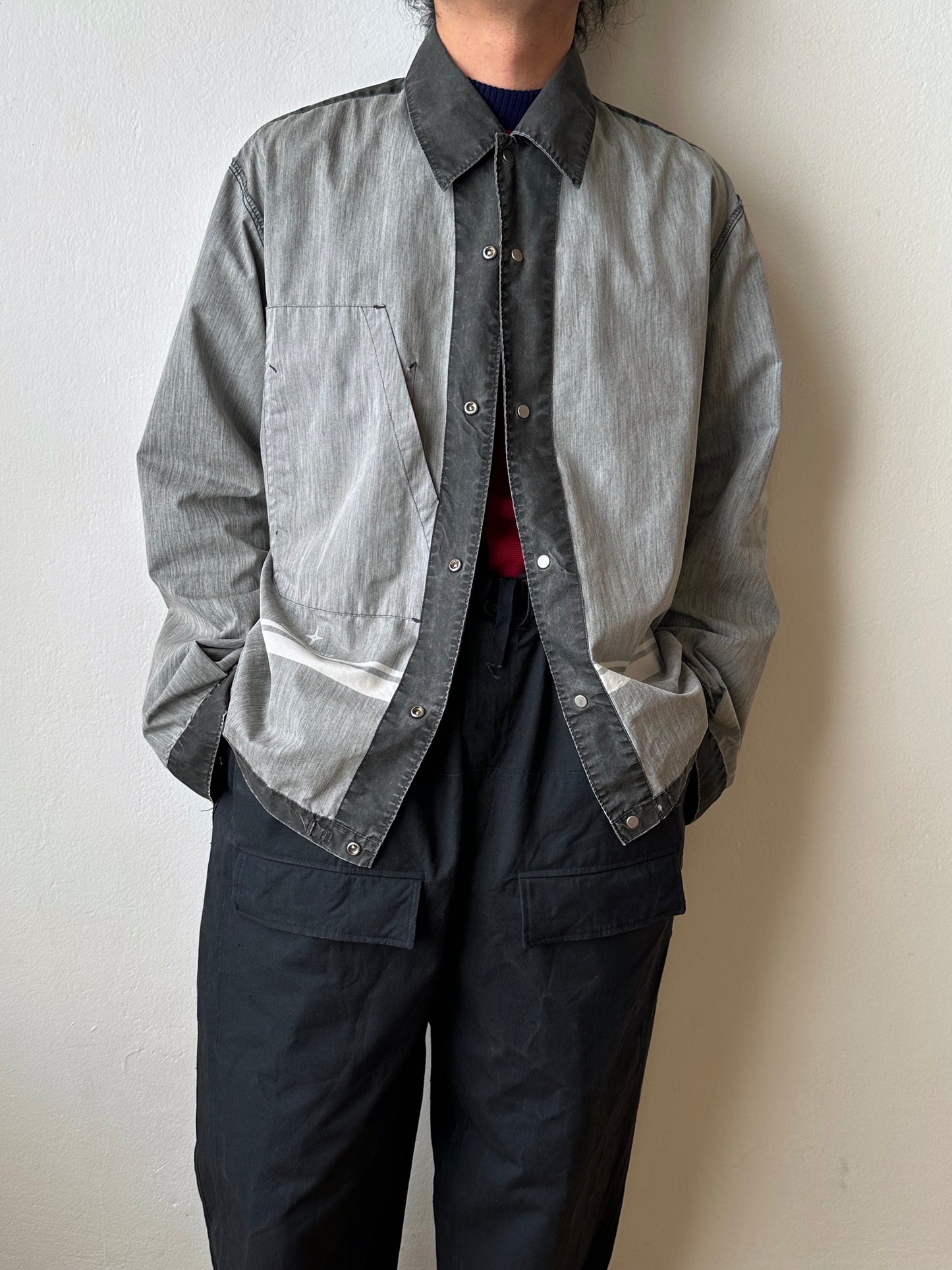 SS'99 Stone Island cotton/nylon shirt jacket