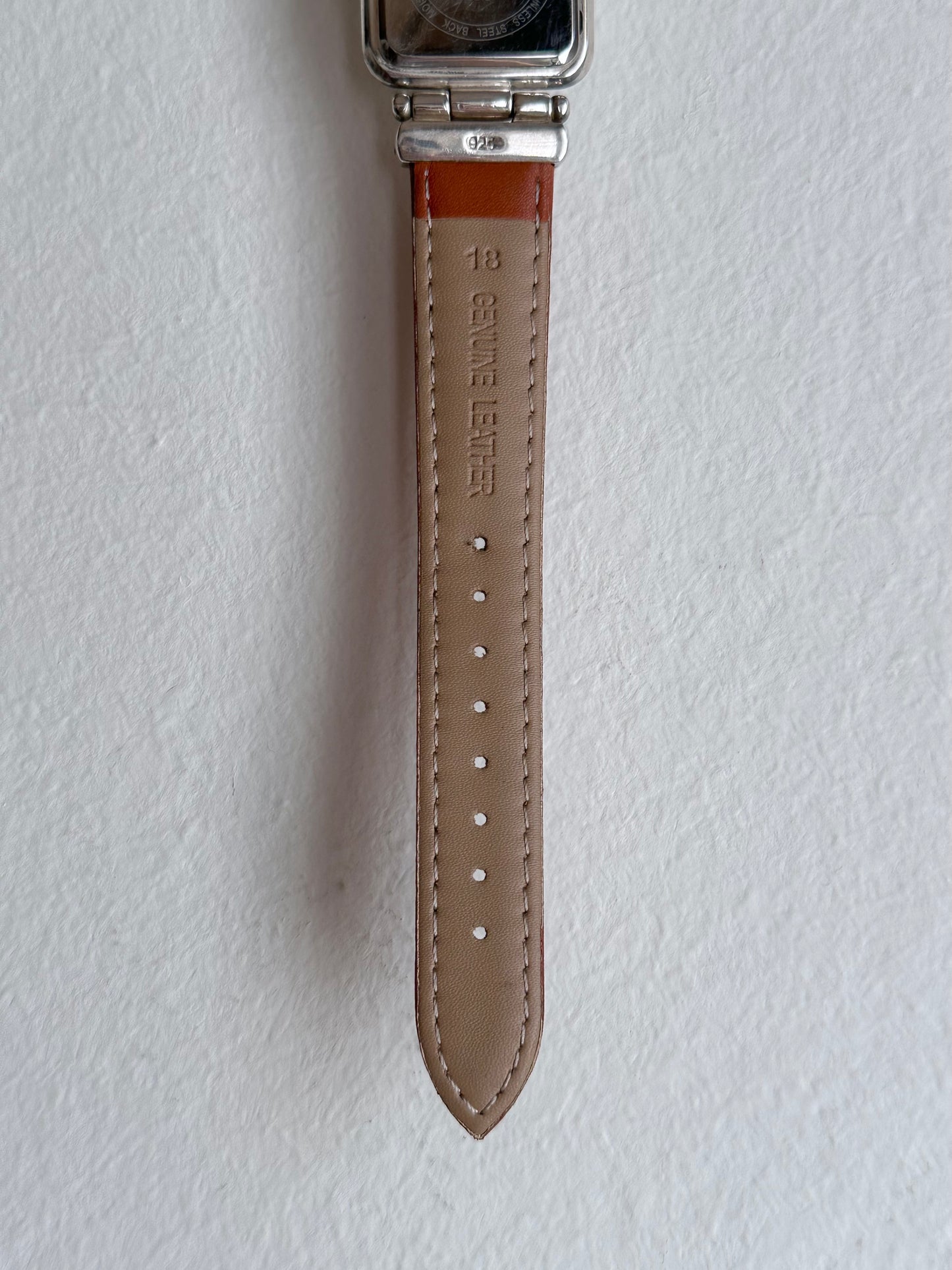 Dead Stock ECCLISSI sterling silver 925 quartz date watch