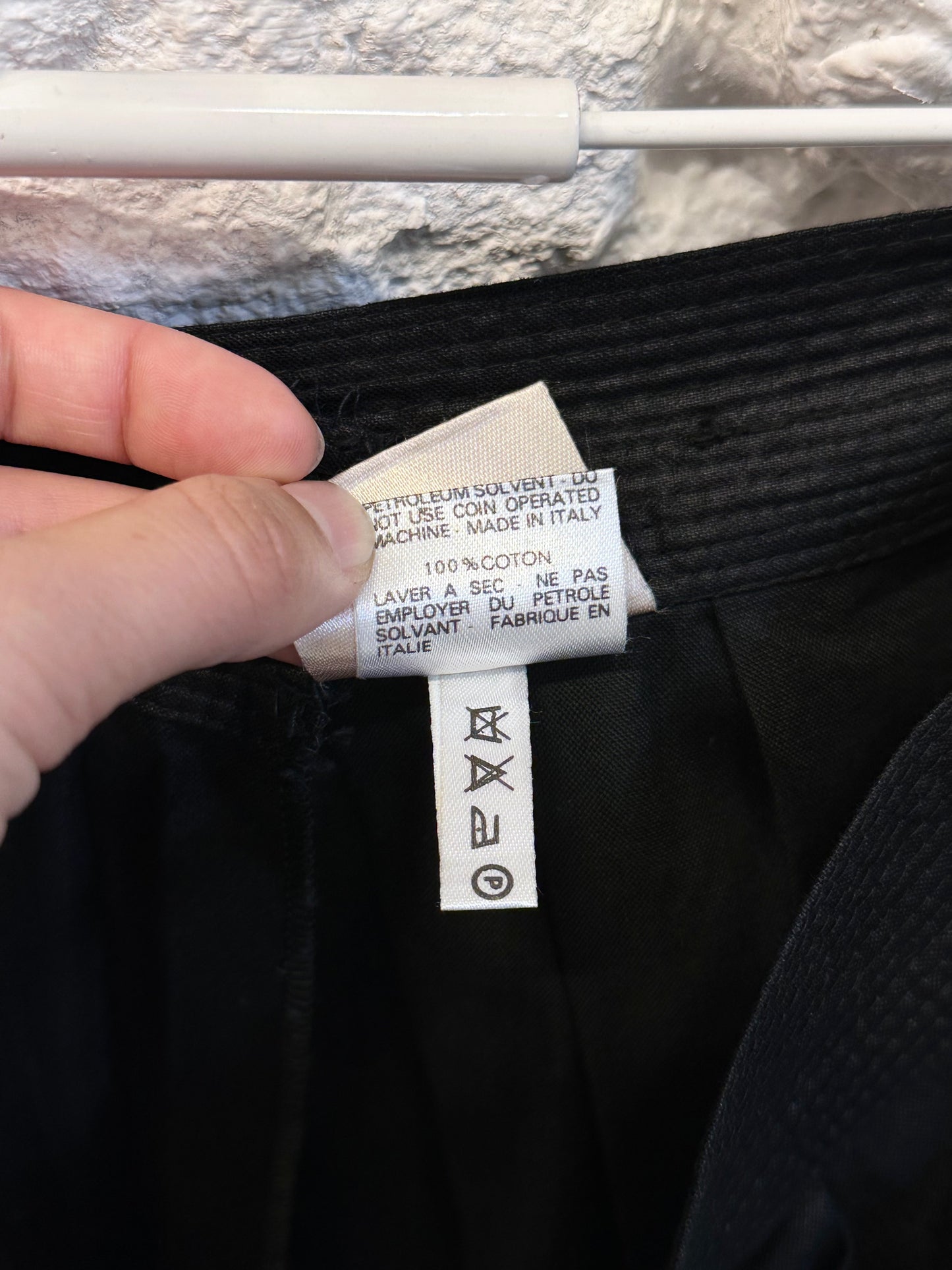 70s Krizia Italy special black shorts