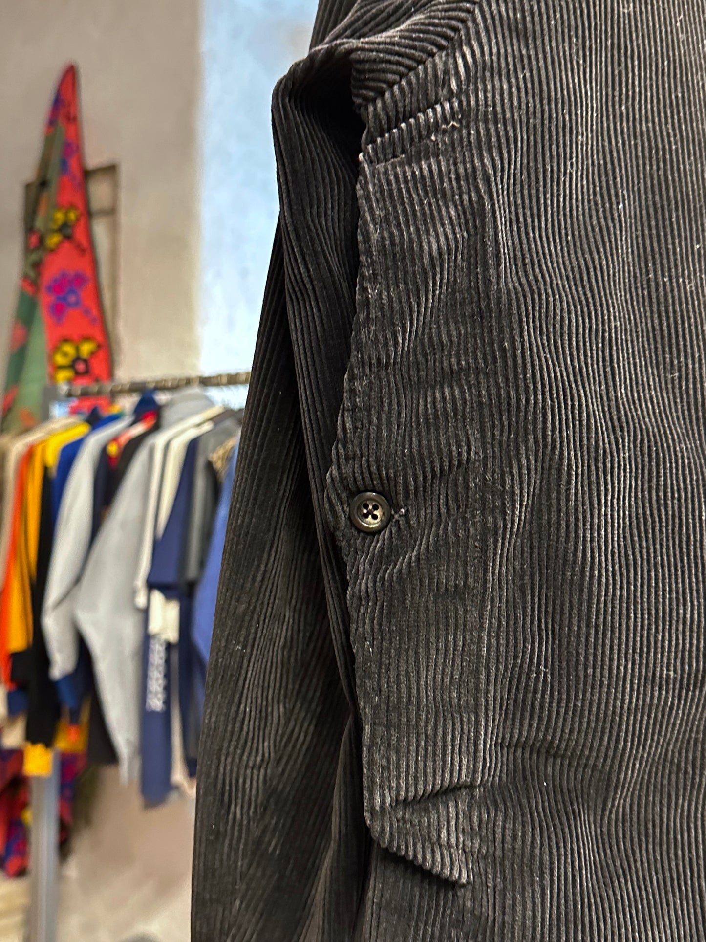 50's 60's 50年代 60年代 Hunting Jacket Made in France French vintage フレンチヴィンテージ Toto Praha 古着屋 プラハ Prague Vintage store Vintage clothing ハンティングジャケット フレンチワーク フランス買い付け 古着 ユーロ古着 ヨーロッパ古着 フランス古着 古着卸 Black corduroy コーデュロイ 黒